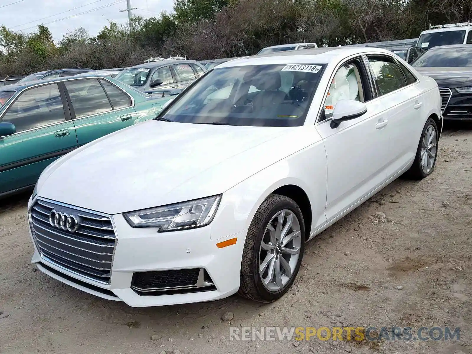 2 Photograph of a damaged car WAUHMAF46KA039001 AUDI A4 2019