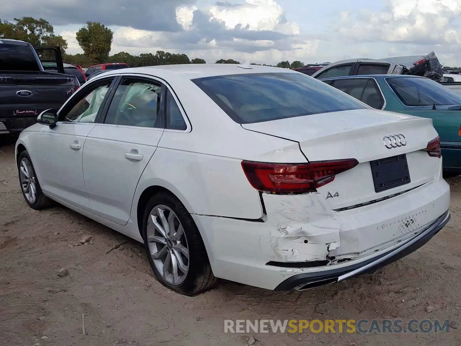 3 Photograph of a damaged car WAUHMAF46KA039001 AUDI A4 2019