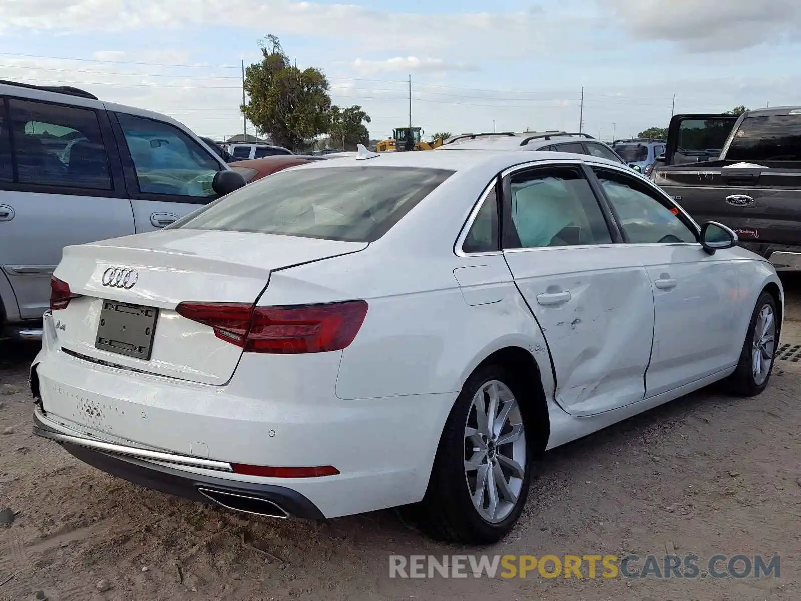 4 Photograph of a damaged car WAUHMAF46KA039001 AUDI A4 2019