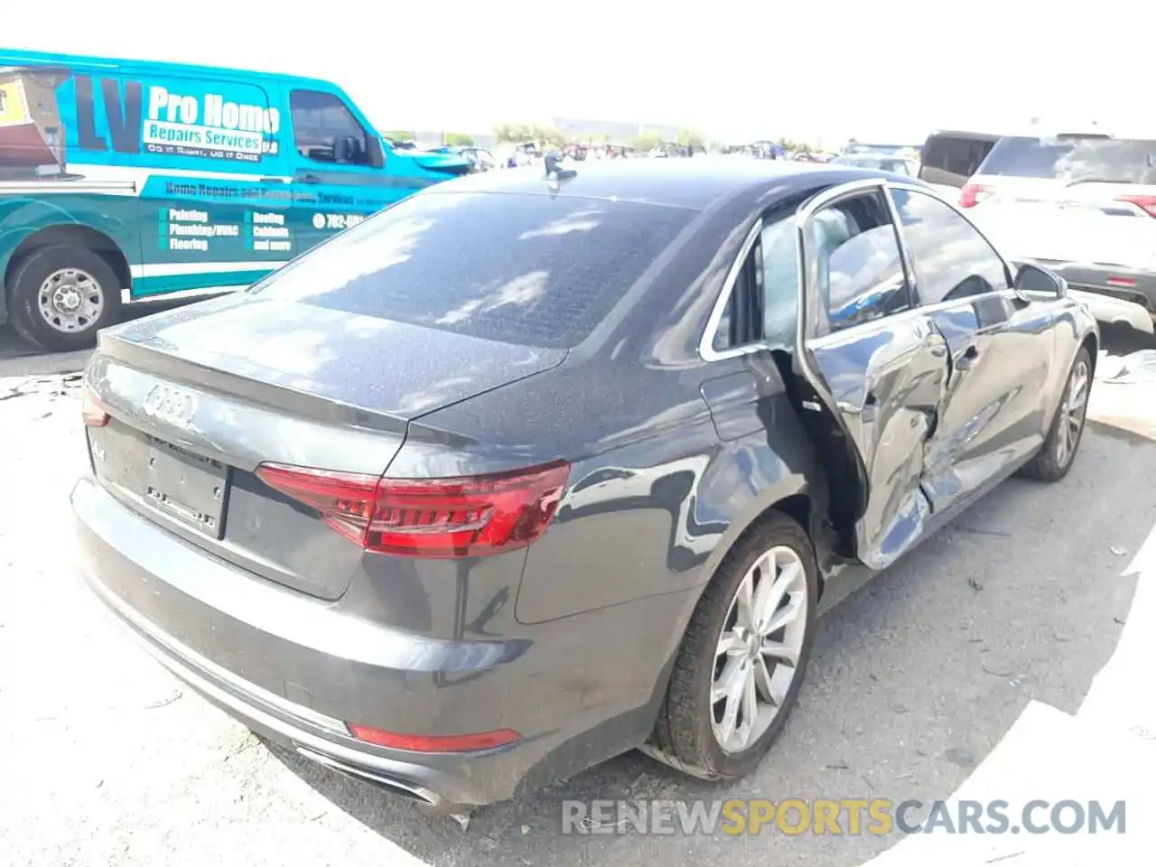 4 Photograph of a damaged car WAUHMAF46KN005200 AUDI A4 2019