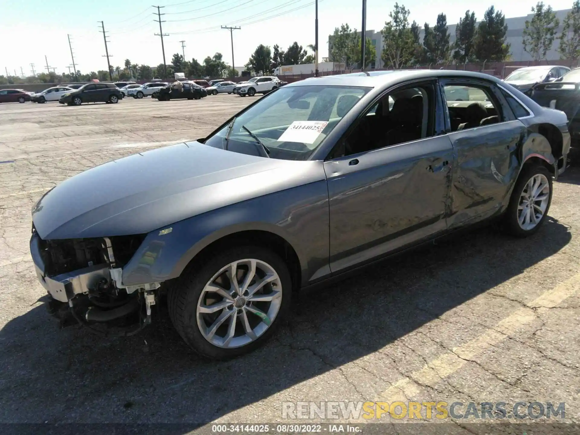 2 Photograph of a damaged car WAUHMAF46KN008145 AUDI A4 2019