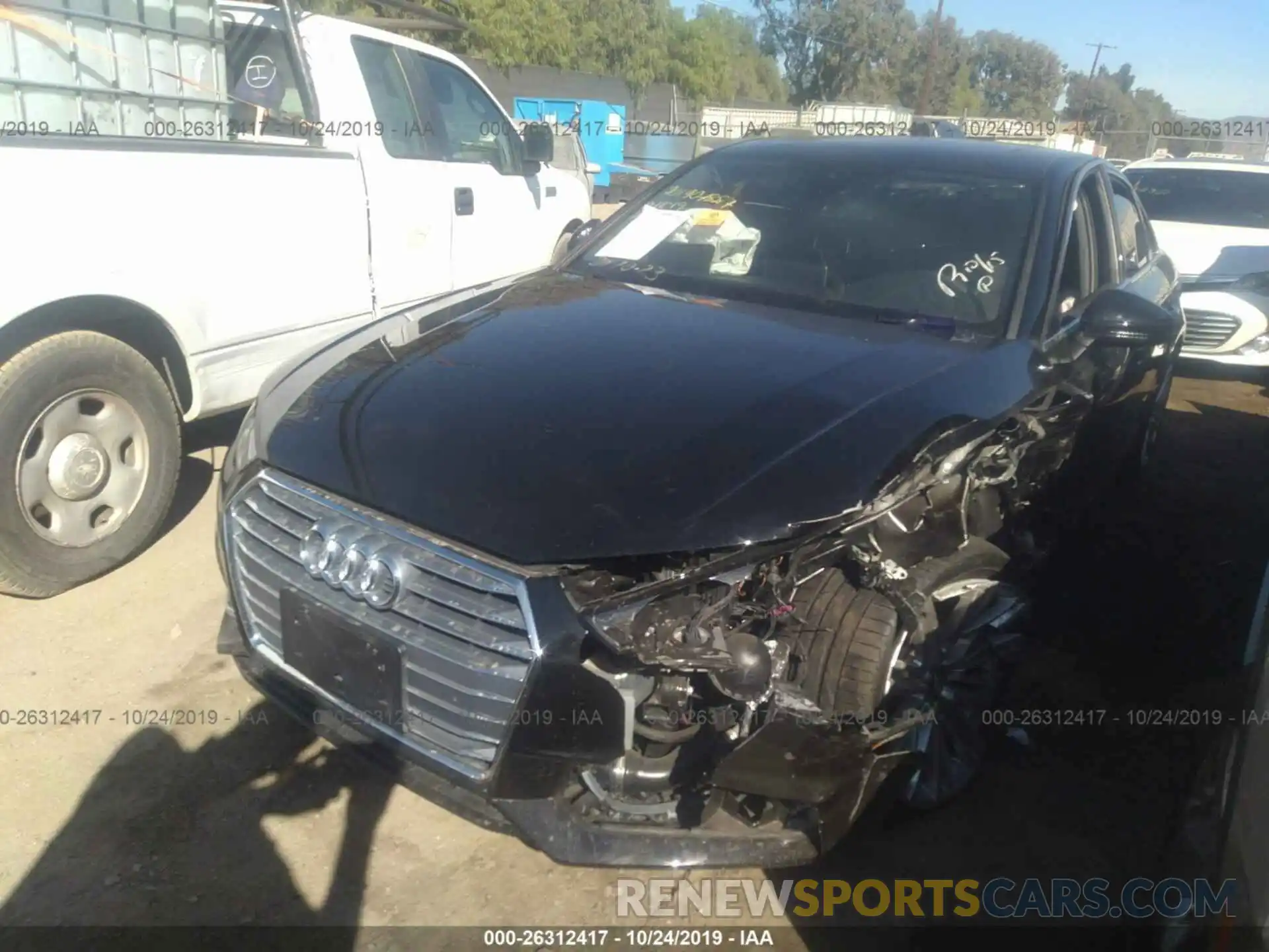 2 Photograph of a damaged car WAUHMAF47KA008940 AUDI A4 2019