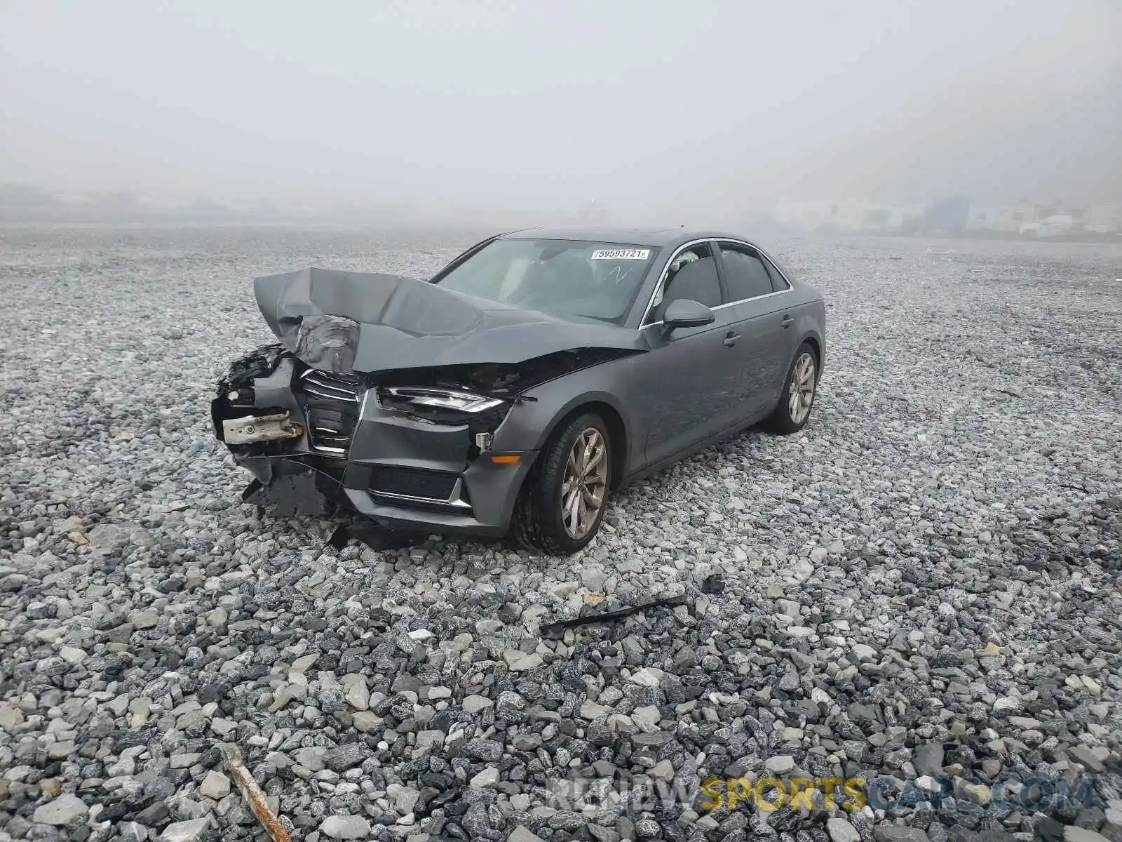 2 Photograph of a damaged car WAUHMAF47KA014656 AUDI A4 2019