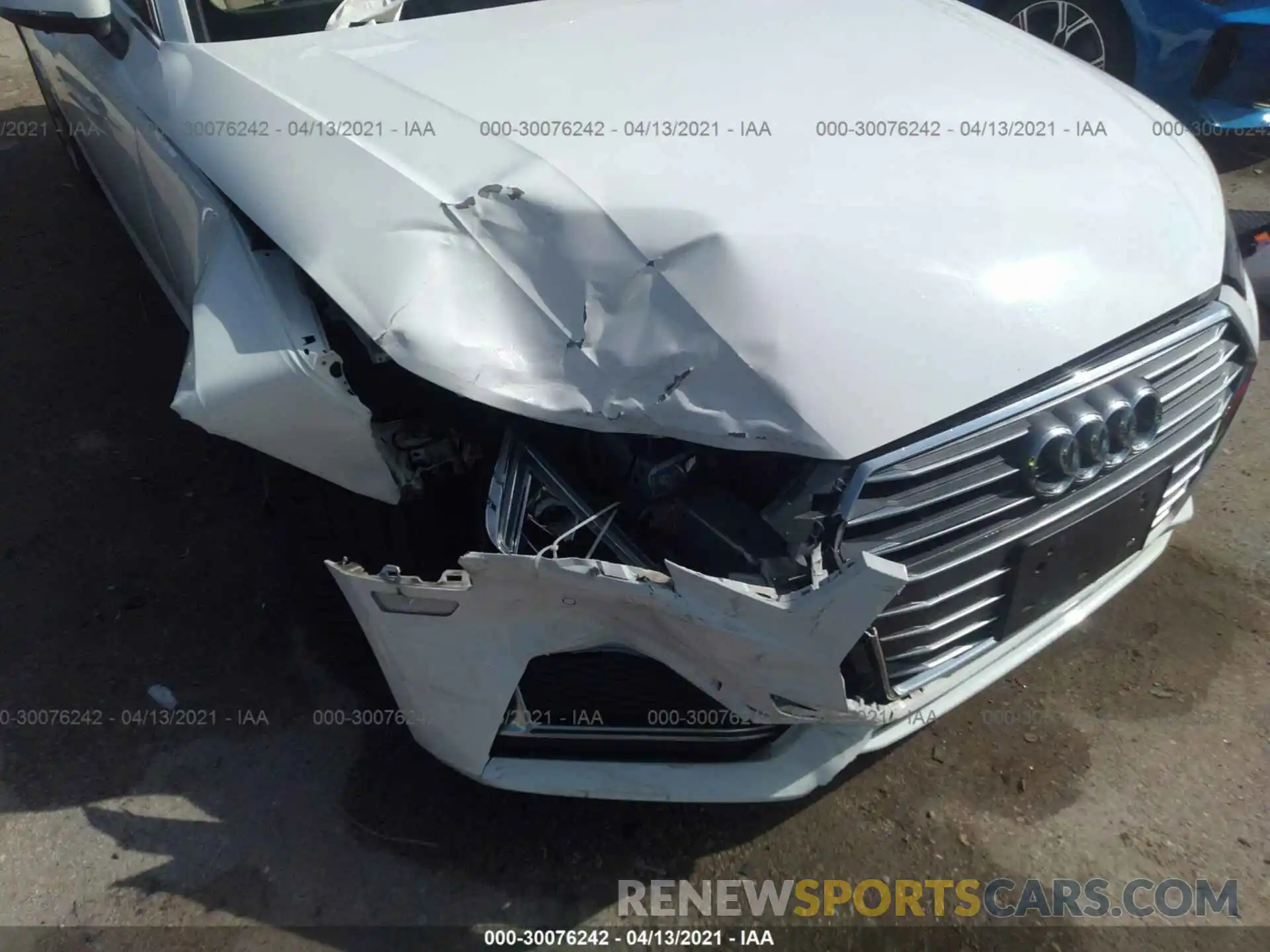 6 Photograph of a damaged car WAUHMAF47KA033692 AUDI A4 2019