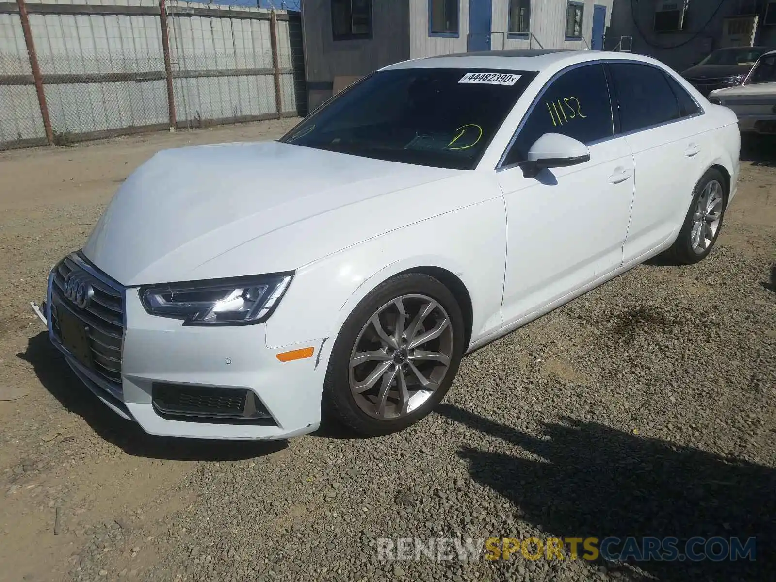 2 Photograph of a damaged car WAUHMAF47KA045745 AUDI A4 2019