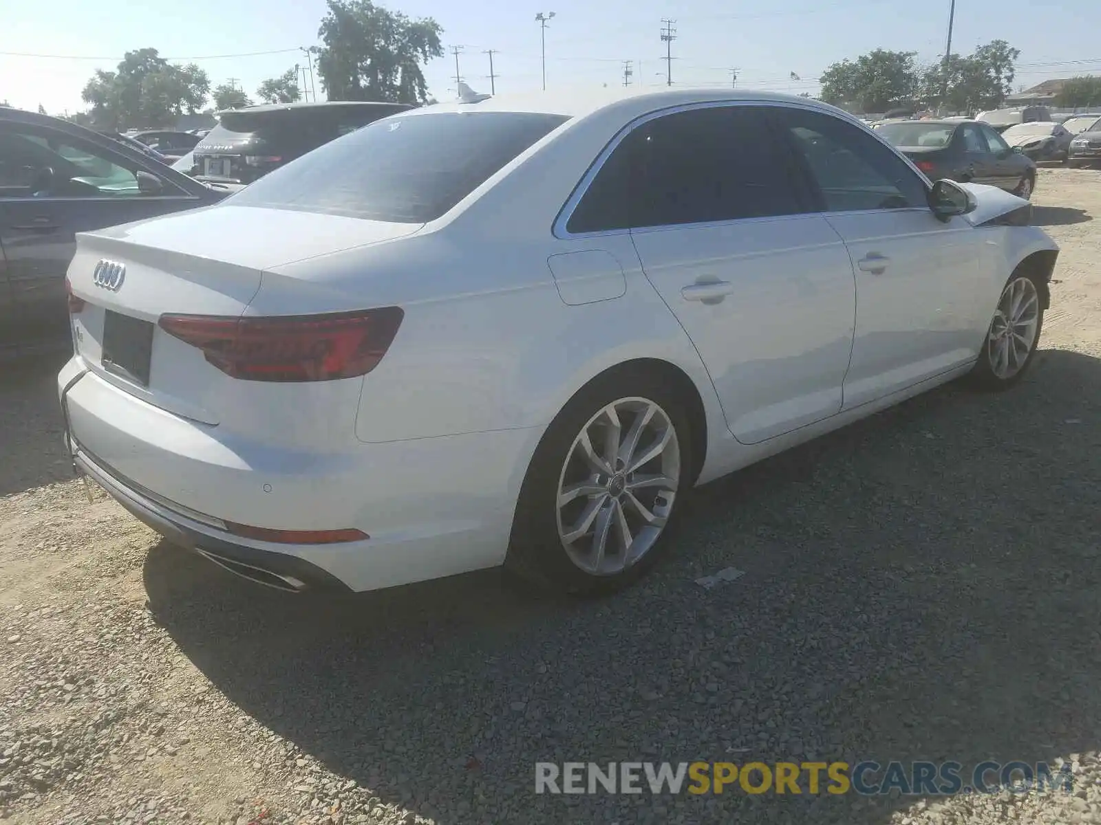 4 Photograph of a damaged car WAUHMAF47KA045745 AUDI A4 2019