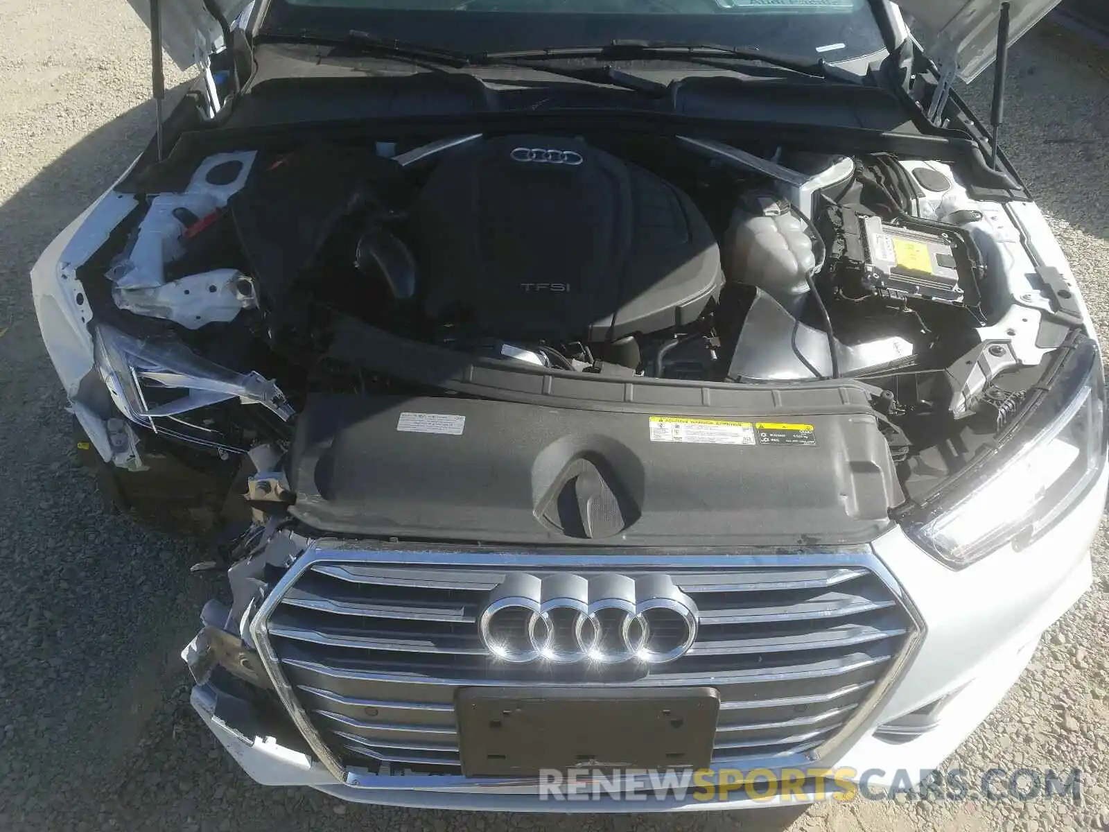 7 Photograph of a damaged car WAUHMAF47KA045745 AUDI A4 2019