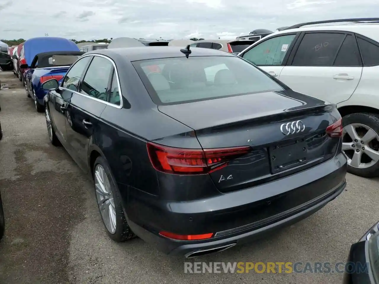 3 Photograph of a damaged car WAUHMAF47KN011572 AUDI A4 2019