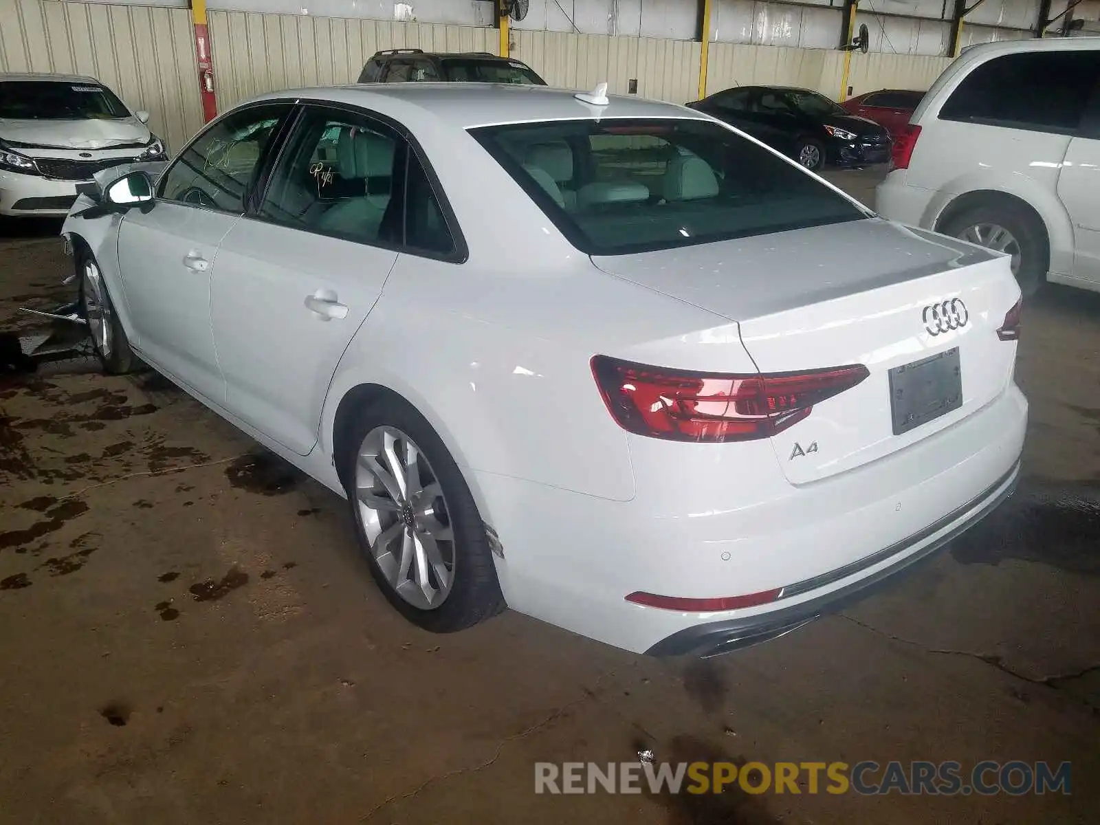 3 Photograph of a damaged car WAUHMAF48KA031871 AUDI A4 2019