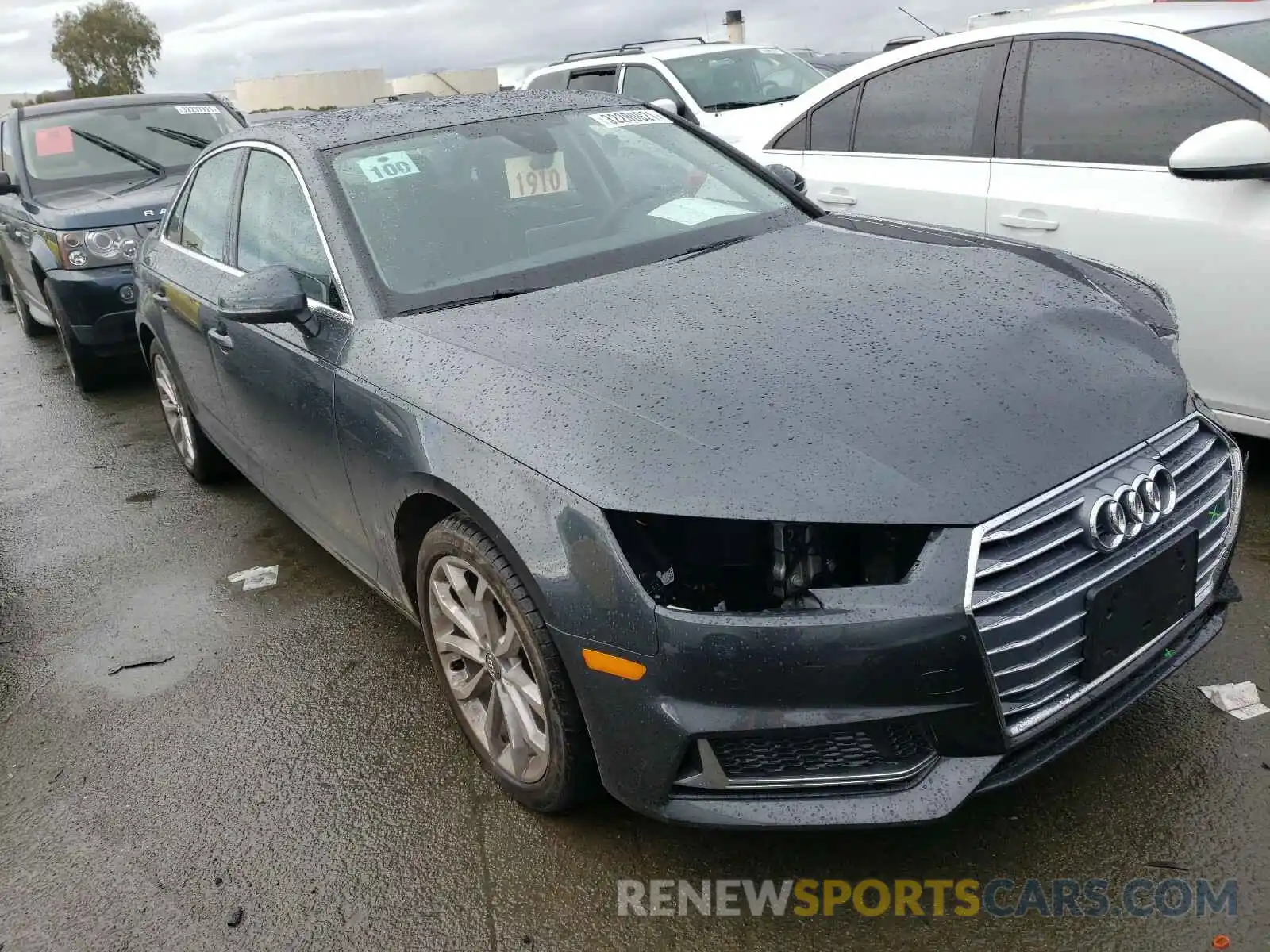 1 Photograph of a damaged car WAUHMAF48KA107542 AUDI A4 2019