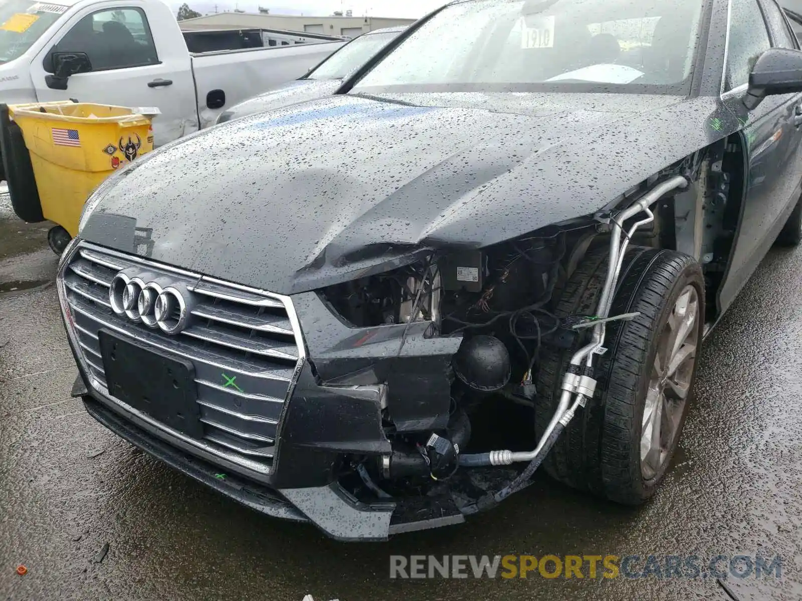 9 Photograph of a damaged car WAUHMAF48KA107542 AUDI A4 2019