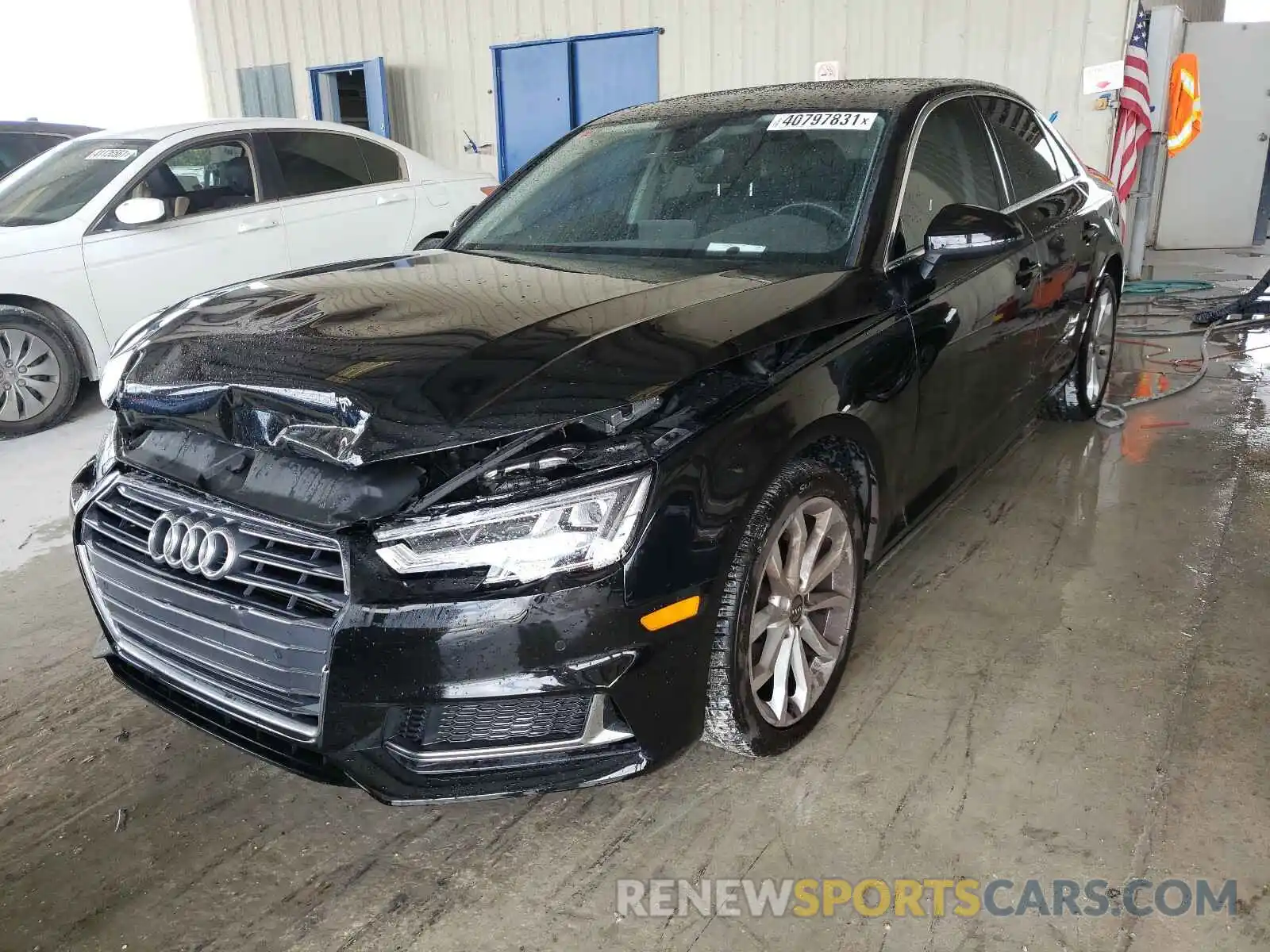 2 Photograph of a damaged car WAUHMAF4XKA033914 AUDI A4 2019