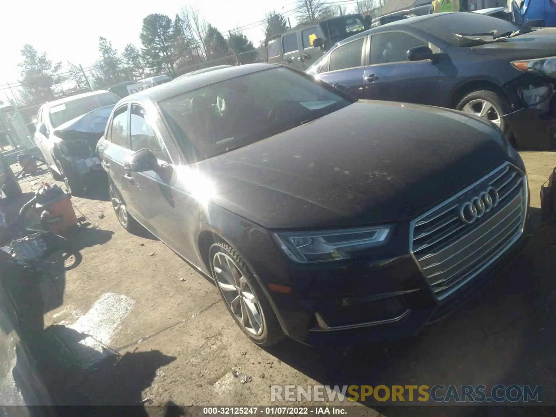 1 Photograph of a damaged car WAUHMAF4XKN002395 AUDI A4 2019