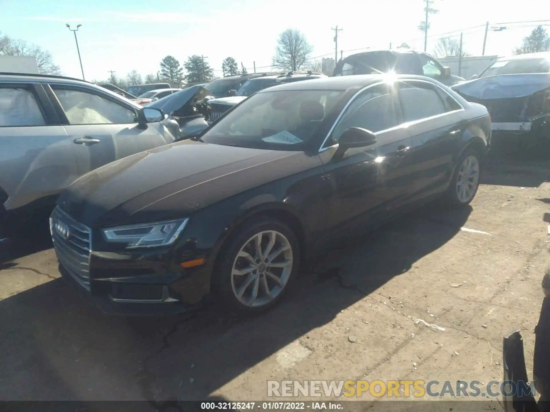 2 Photograph of a damaged car WAUHMAF4XKN002395 AUDI A4 2019