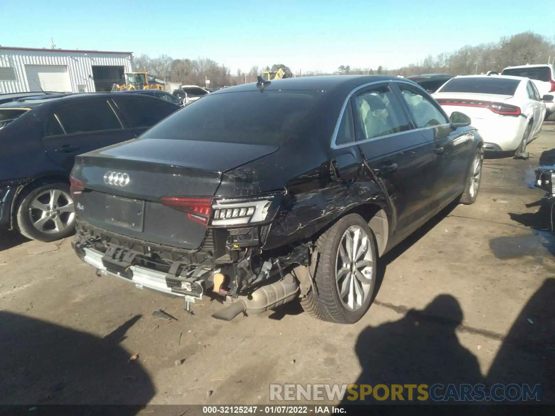 4 Photograph of a damaged car WAUHMAF4XKN002395 AUDI A4 2019