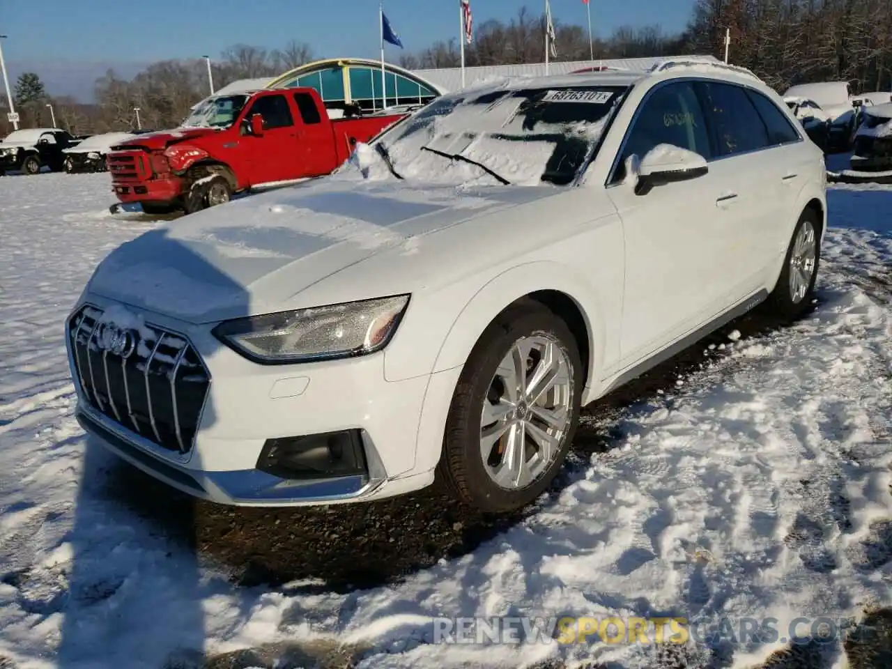 2 Photograph of a damaged car WA17NAF49LA038187 AUDI A4 2020