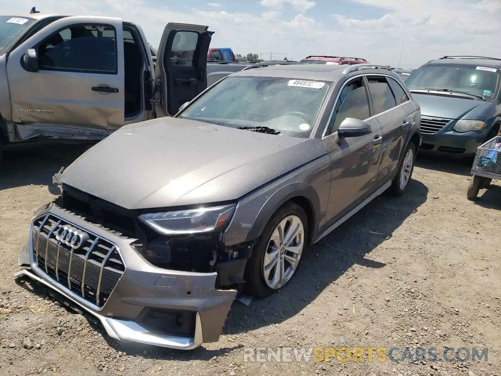 2 Photograph of a damaged car WA18NAF40LA036767 AUDI A4 2020