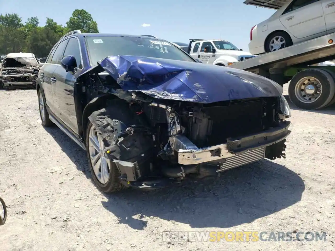 1 Photograph of a damaged car WA18NAF49LA035486 AUDI A4 2020