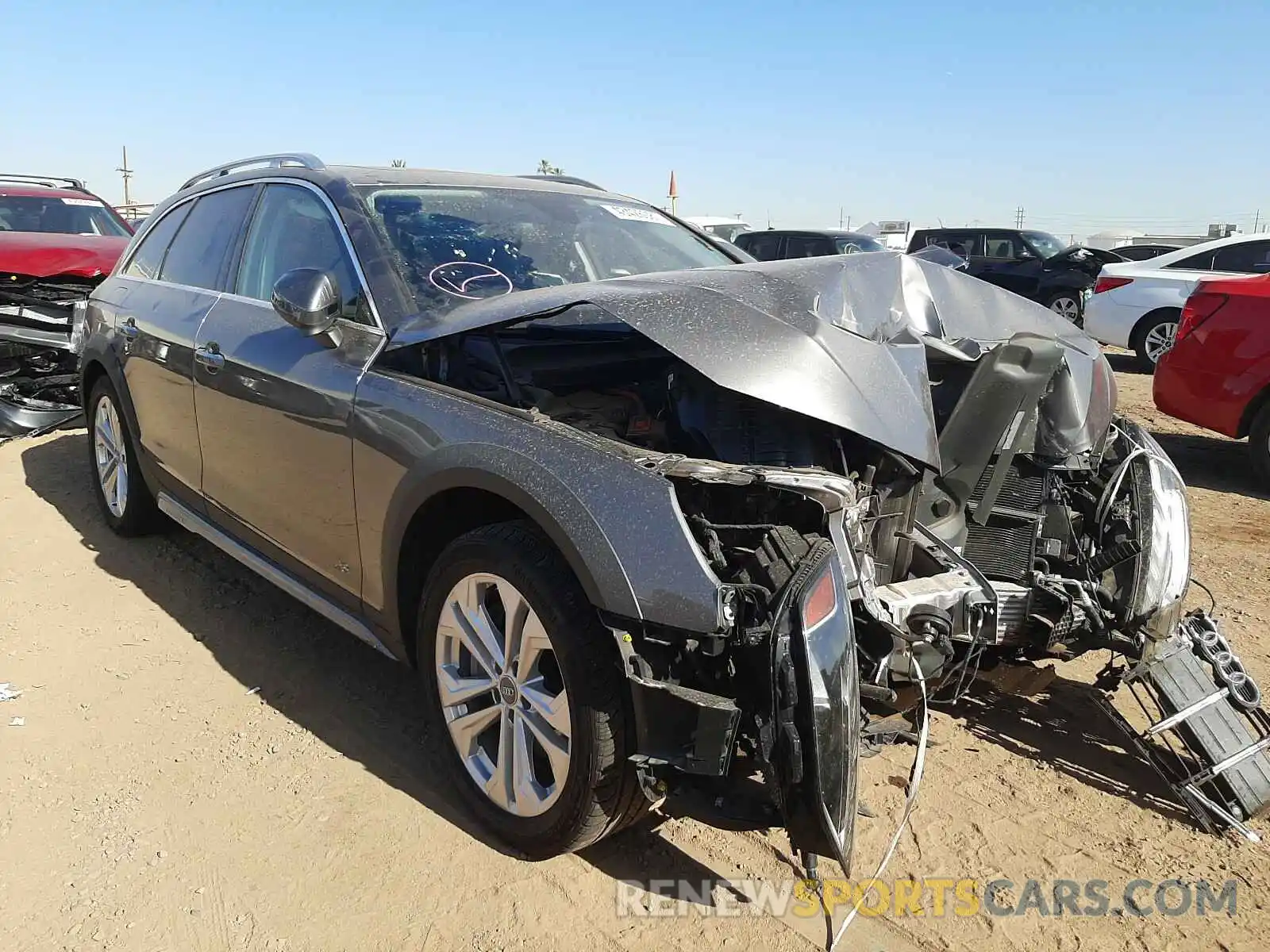 1 Photograph of a damaged car WA19NAF43LA057133 AUDI A4 2020