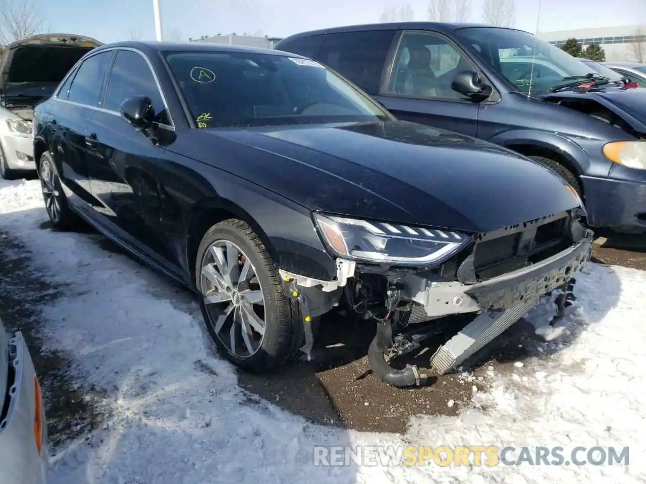 1 Photograph of a damaged car WAUANAF4XLN012666 AUDI A4 2020