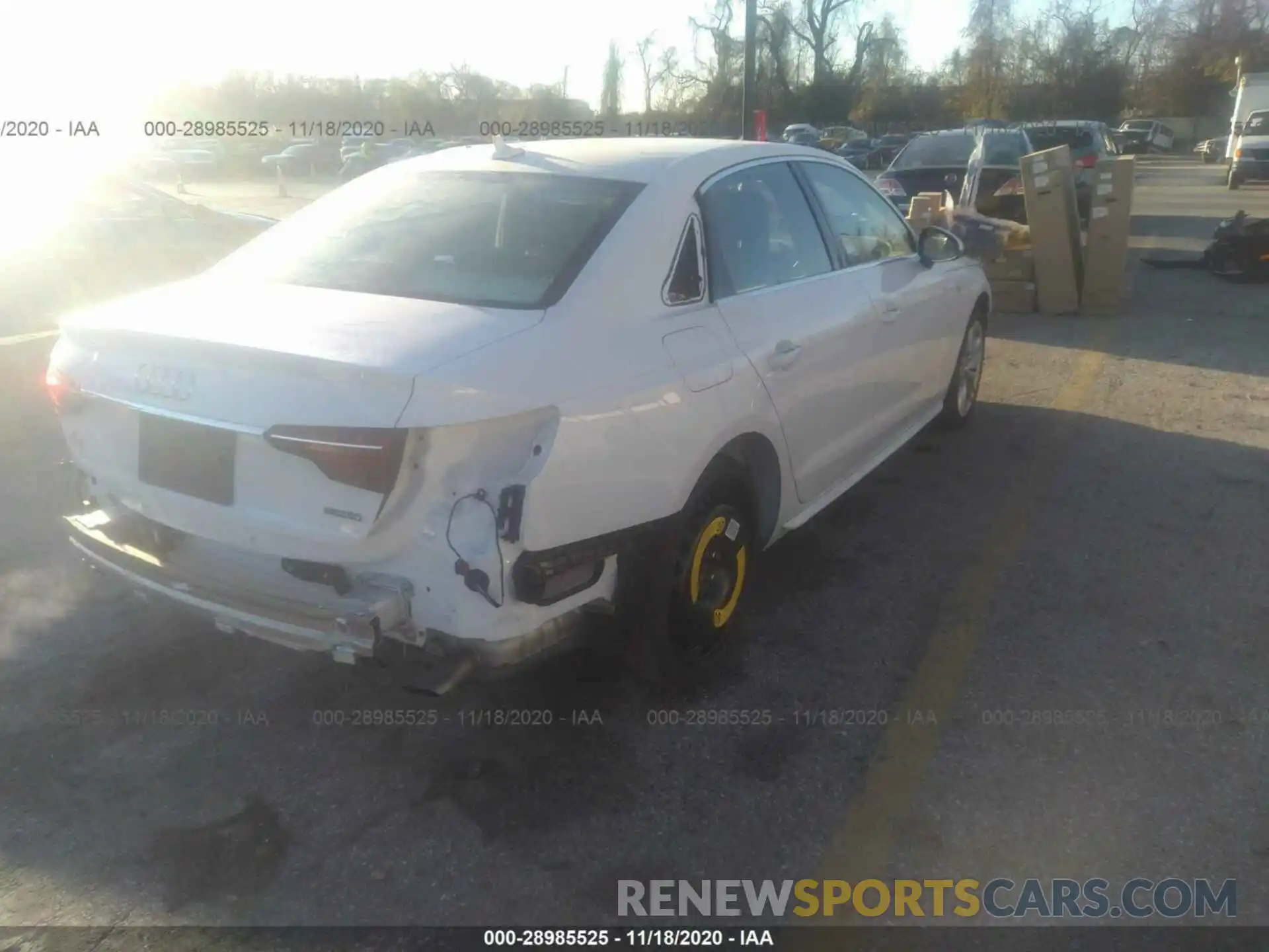 4 Photograph of a damaged car WAUDNAF40LA043560 AUDI A4 2020