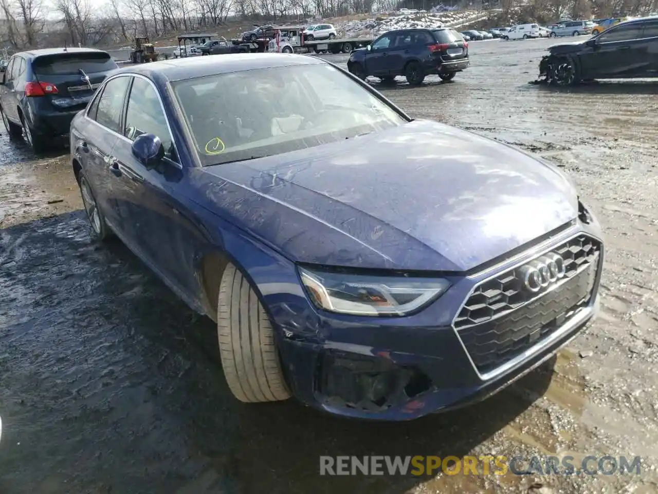 1 Photograph of a damaged car WAUDNAF42LN005708 AUDI A4 2020