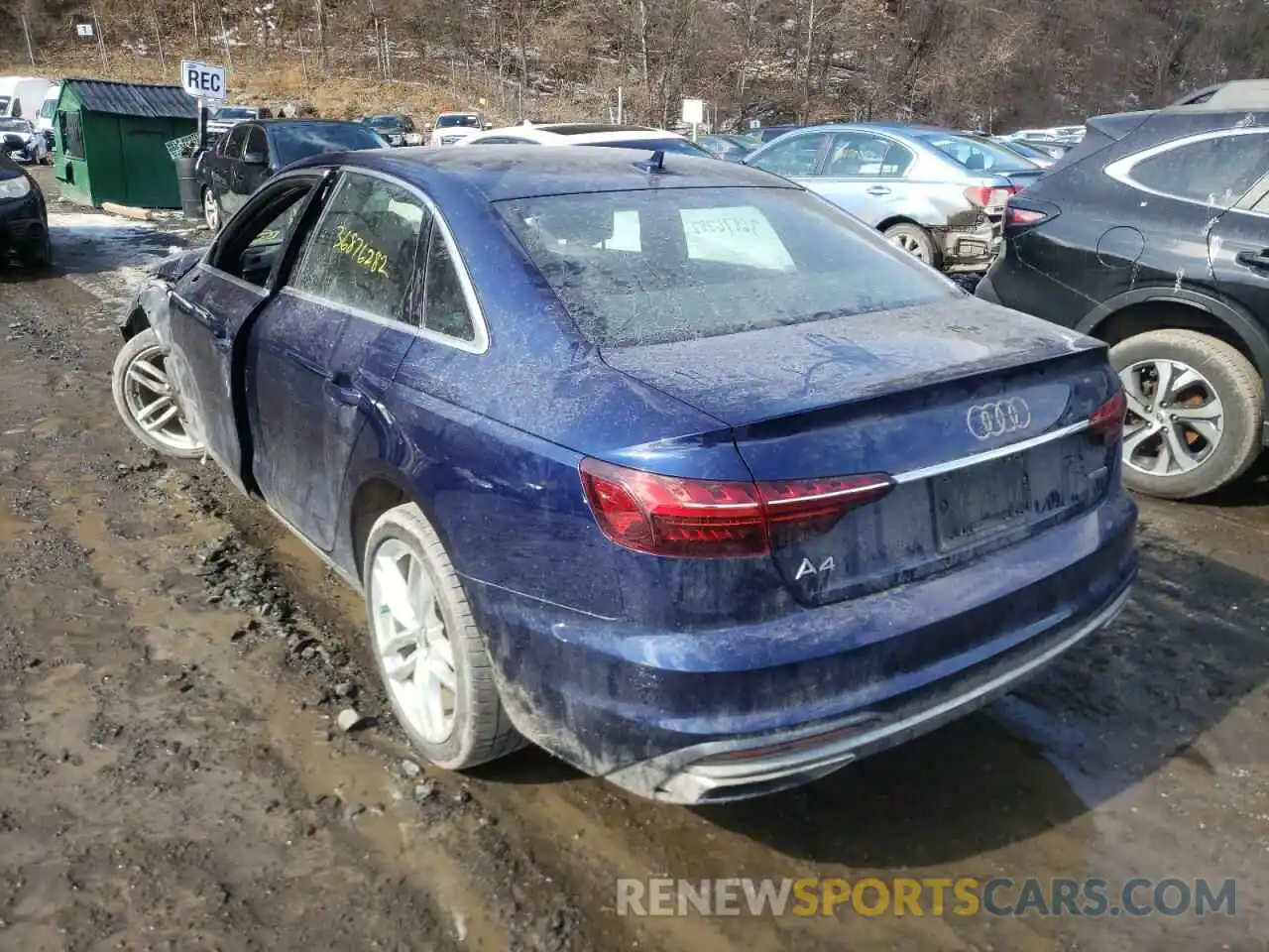 3 Photograph of a damaged car WAUDNAF42LN005708 AUDI A4 2020