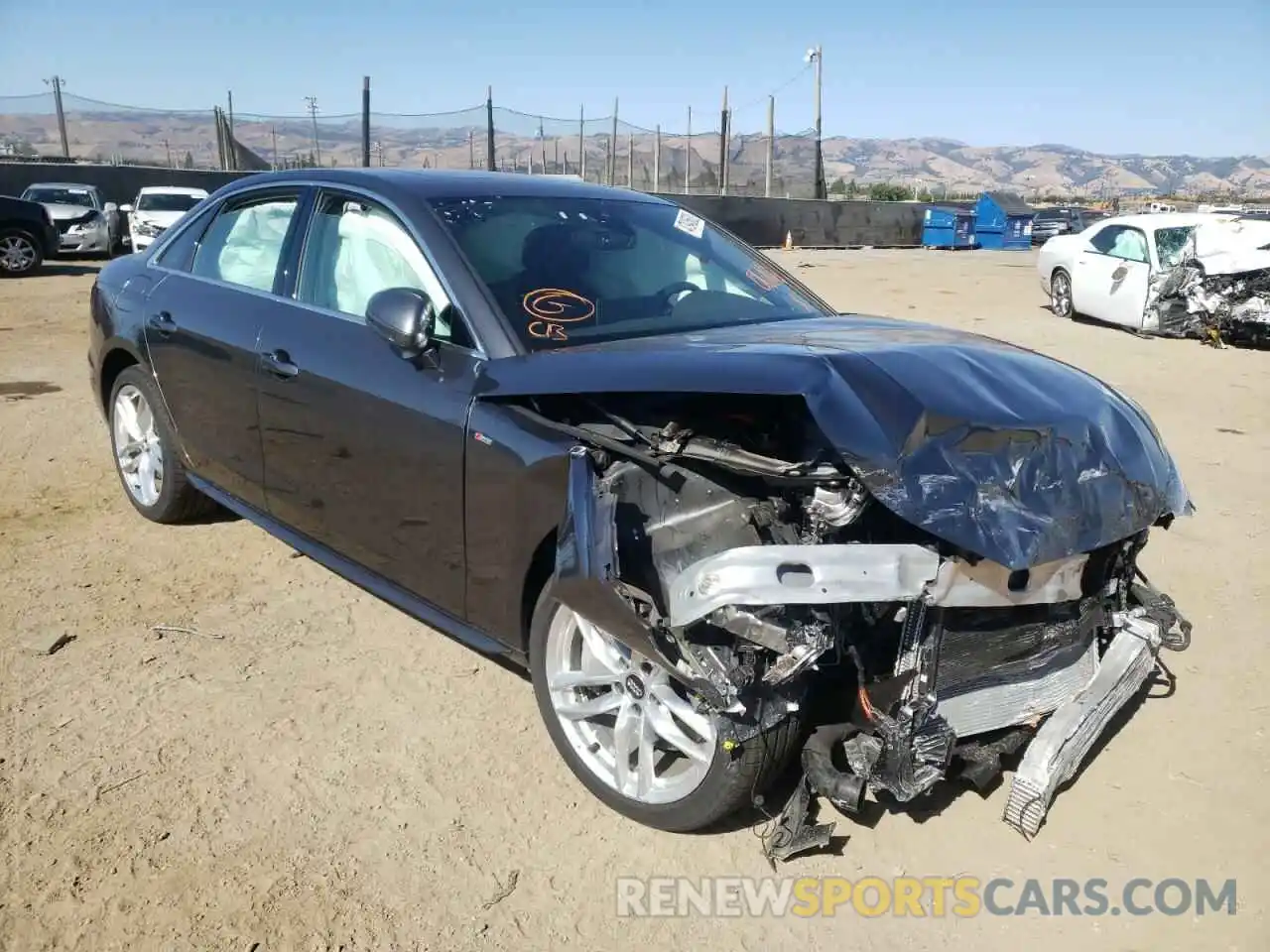 1 Photograph of a damaged car WAUDNAF42LN006390 AUDI A4 2020