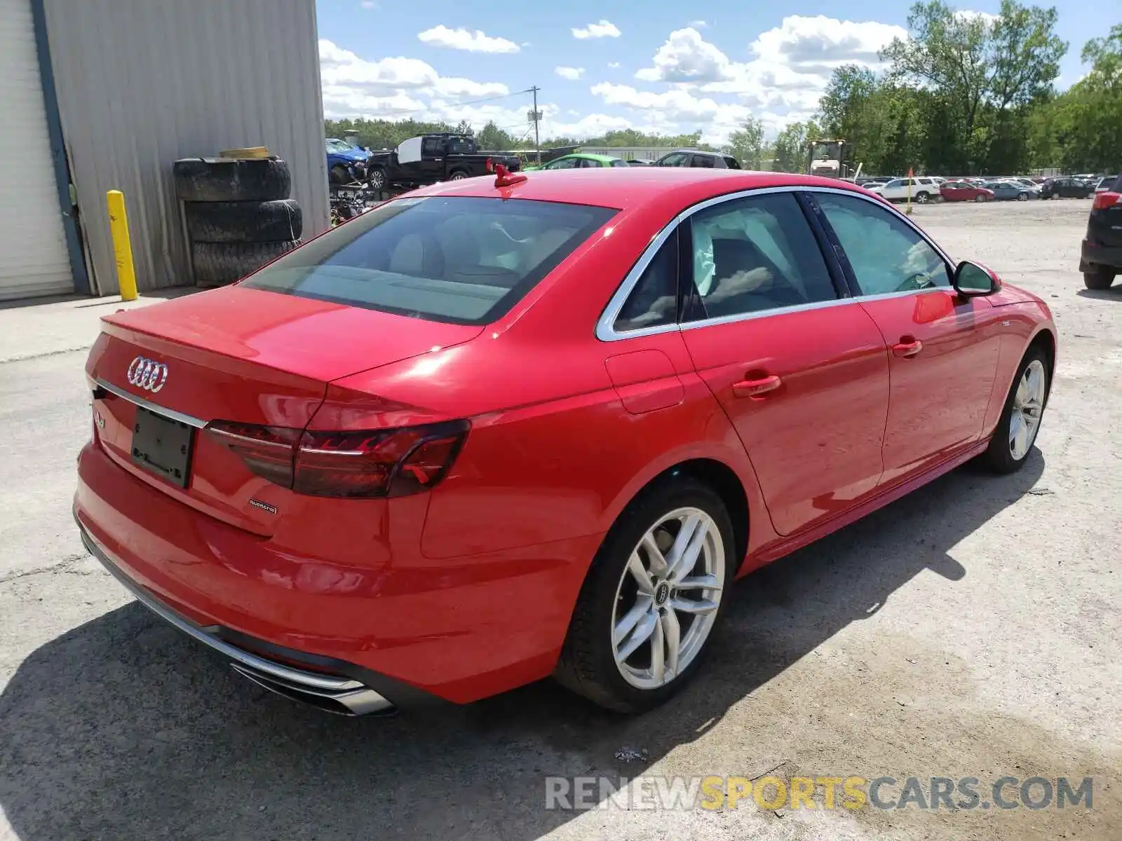 4 Photograph of a damaged car WAUDNAF42LN014666 AUDI A4 2020