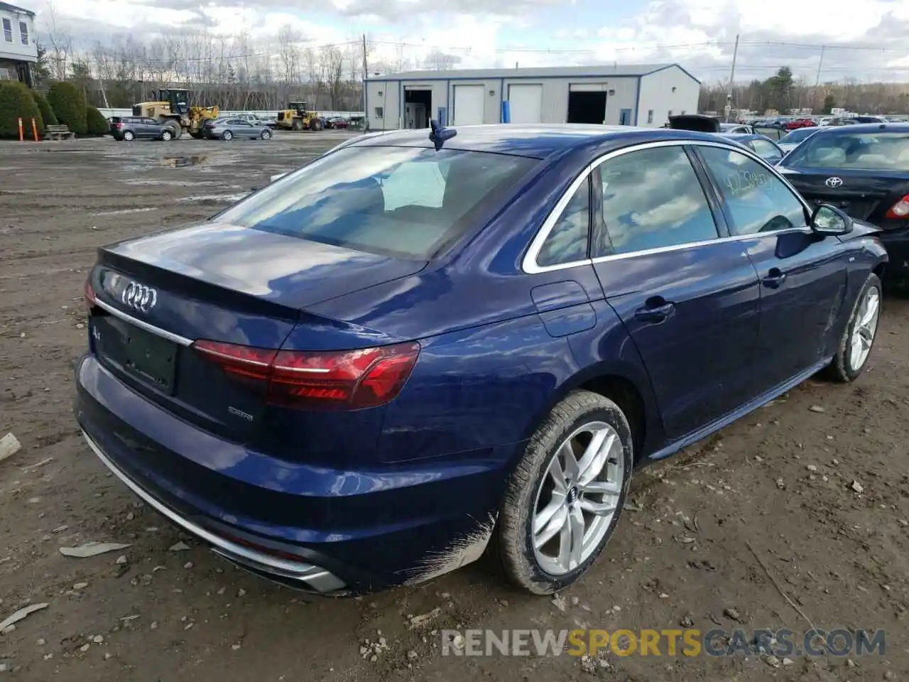 4 Фотография поврежденного автомобиля WAUDNAF44LN005936 AUDI A4 2020