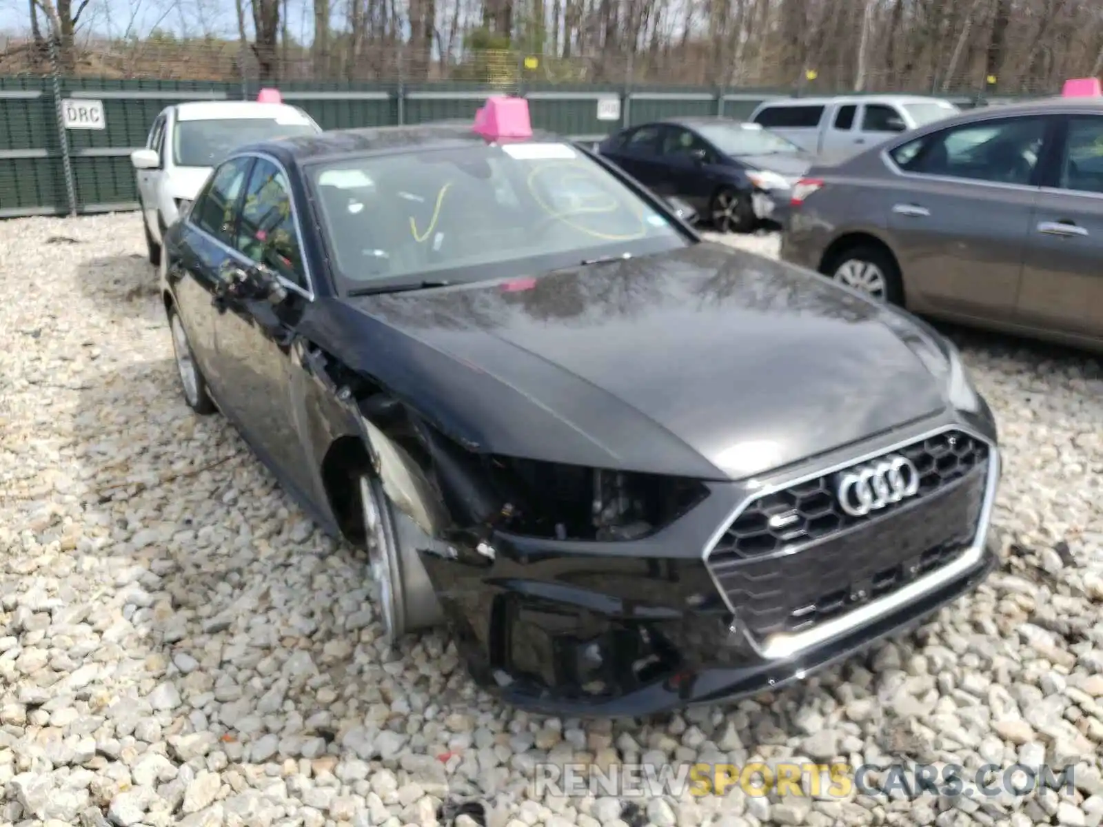 1 Photograph of a damaged car WAUDNAF44LN005970 AUDI A4 2020