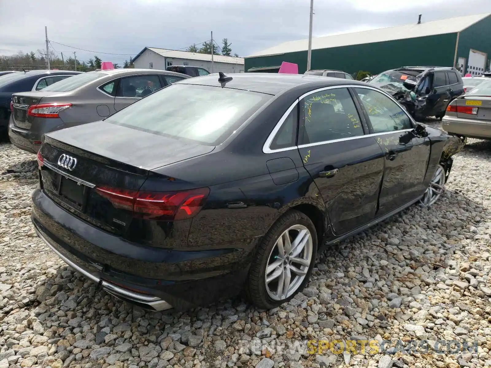 4 Фотография поврежденного автомобиля WAUDNAF44LN005970 AUDI A4 2020