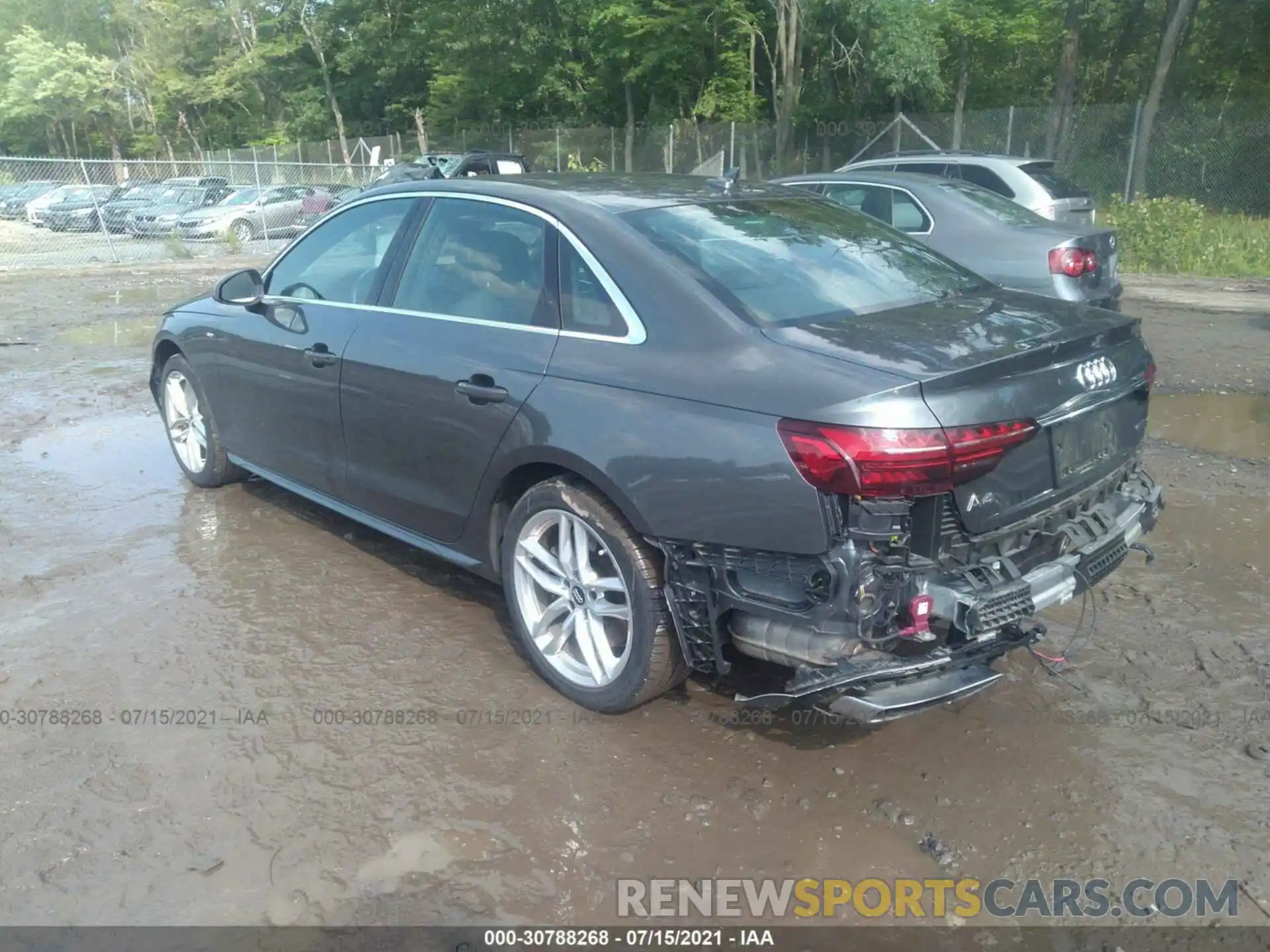 3 Photograph of a damaged car WAUDNAF45LN009140 AUDI A4 2020