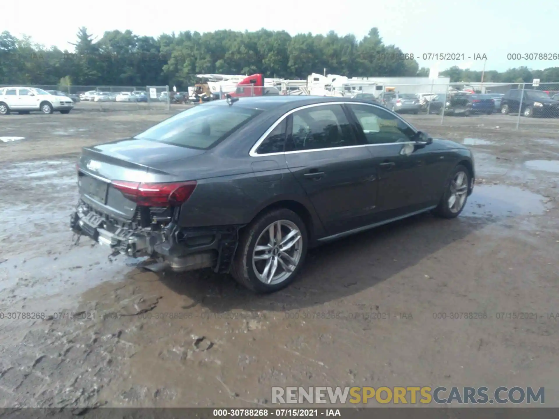 4 Photograph of a damaged car WAUDNAF45LN009140 AUDI A4 2020