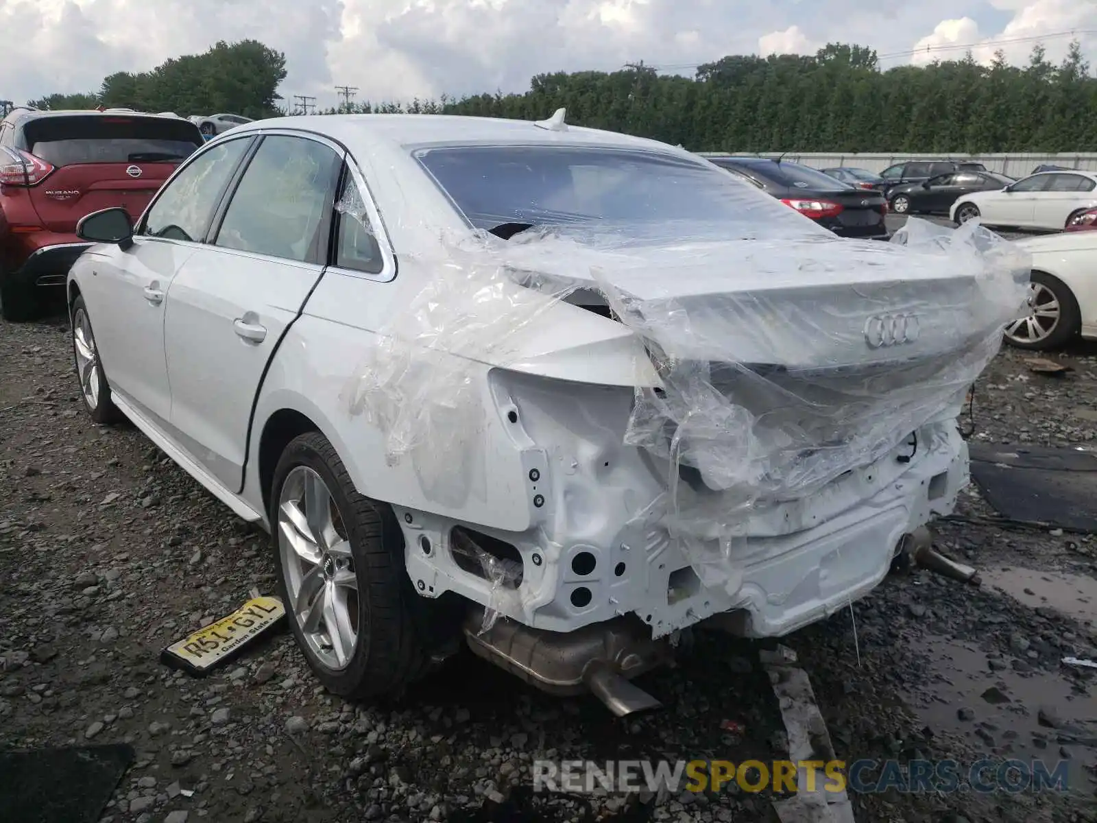 3 Photograph of a damaged car WAUDNAF47LA067791 AUDI A4 2020