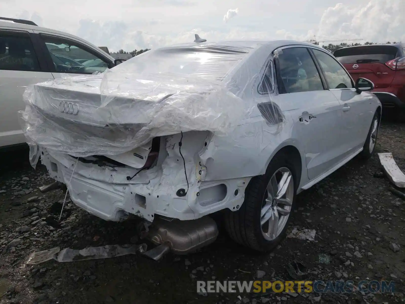 4 Photograph of a damaged car WAUDNAF47LA067791 AUDI A4 2020