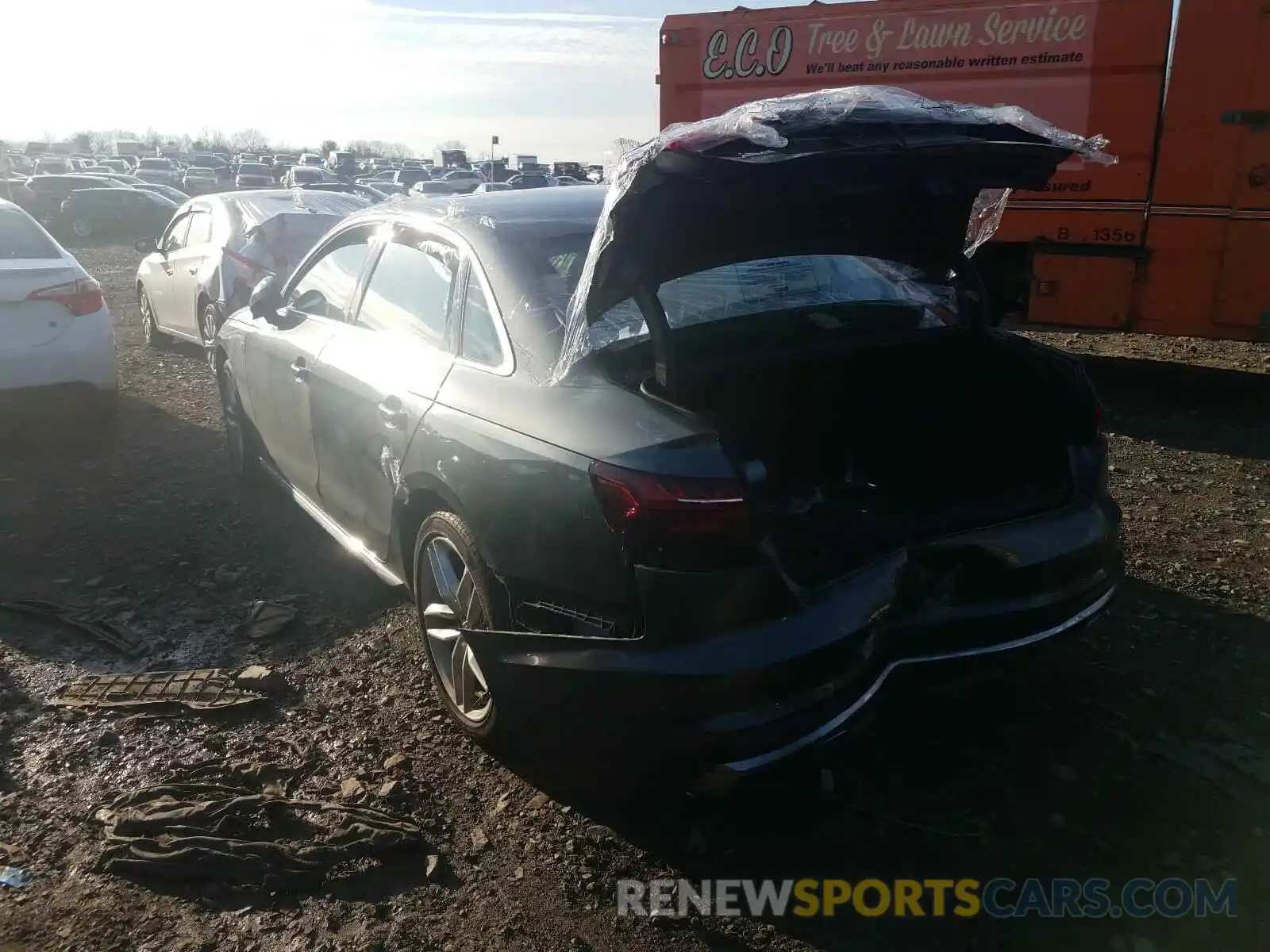 3 Photograph of a damaged car WAUDNAF48LA038123 AUDI A4 2020