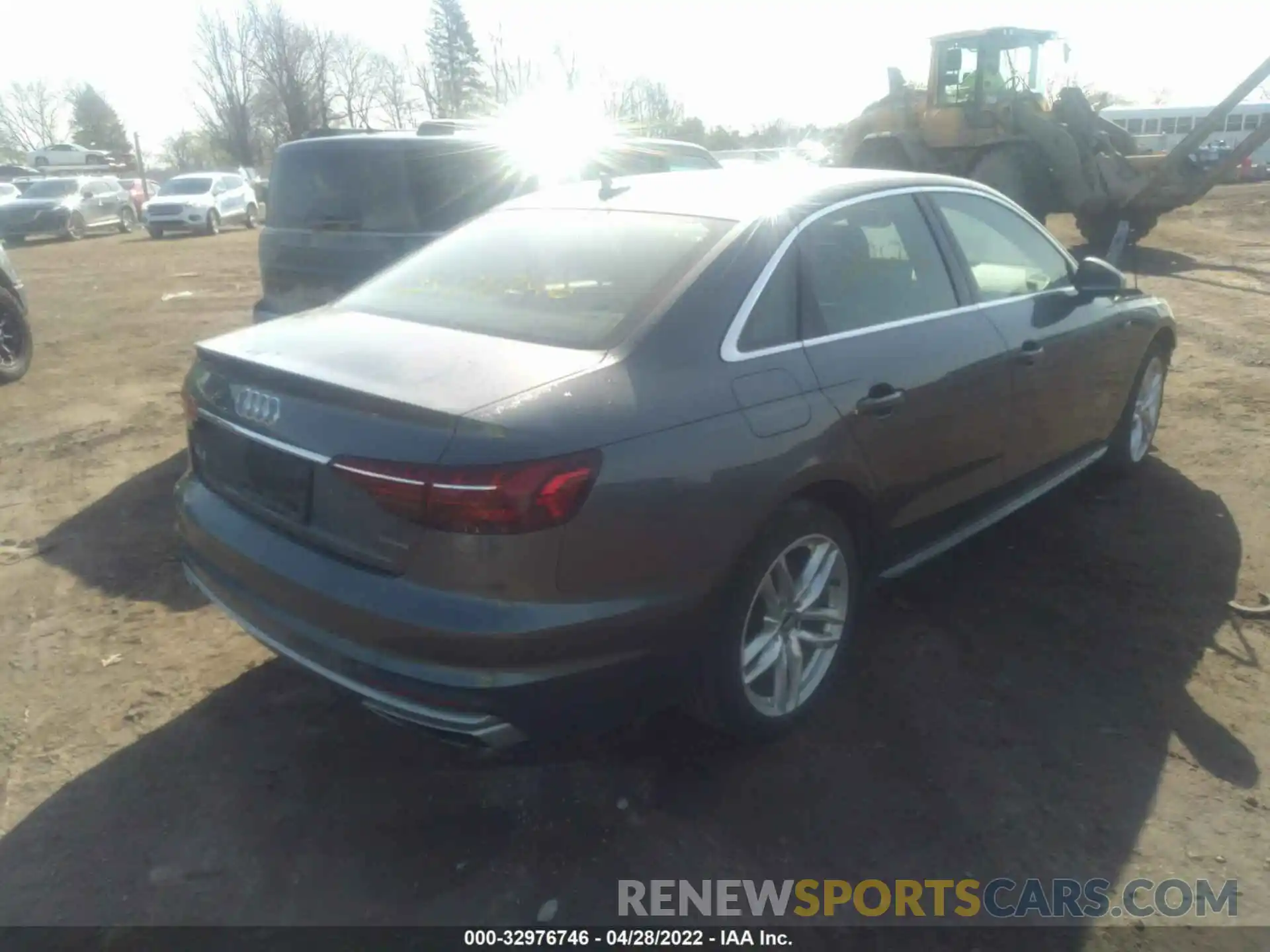 4 Photograph of a damaged car WAUDNAF48LA073874 AUDI A4 2020