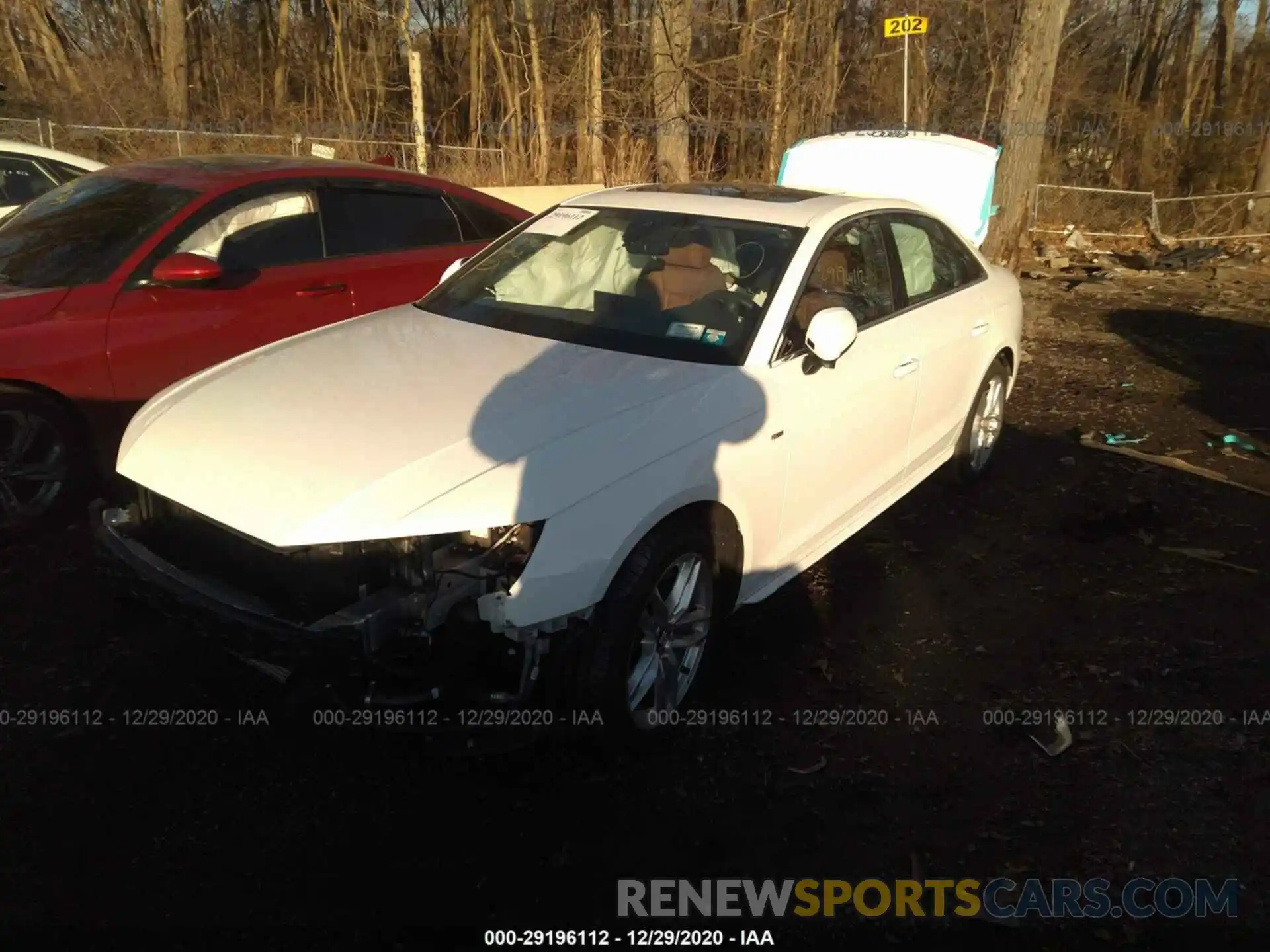 2 Фотография поврежденного автомобиля WAUDNAF4XLA046854 AUDI A4 2020