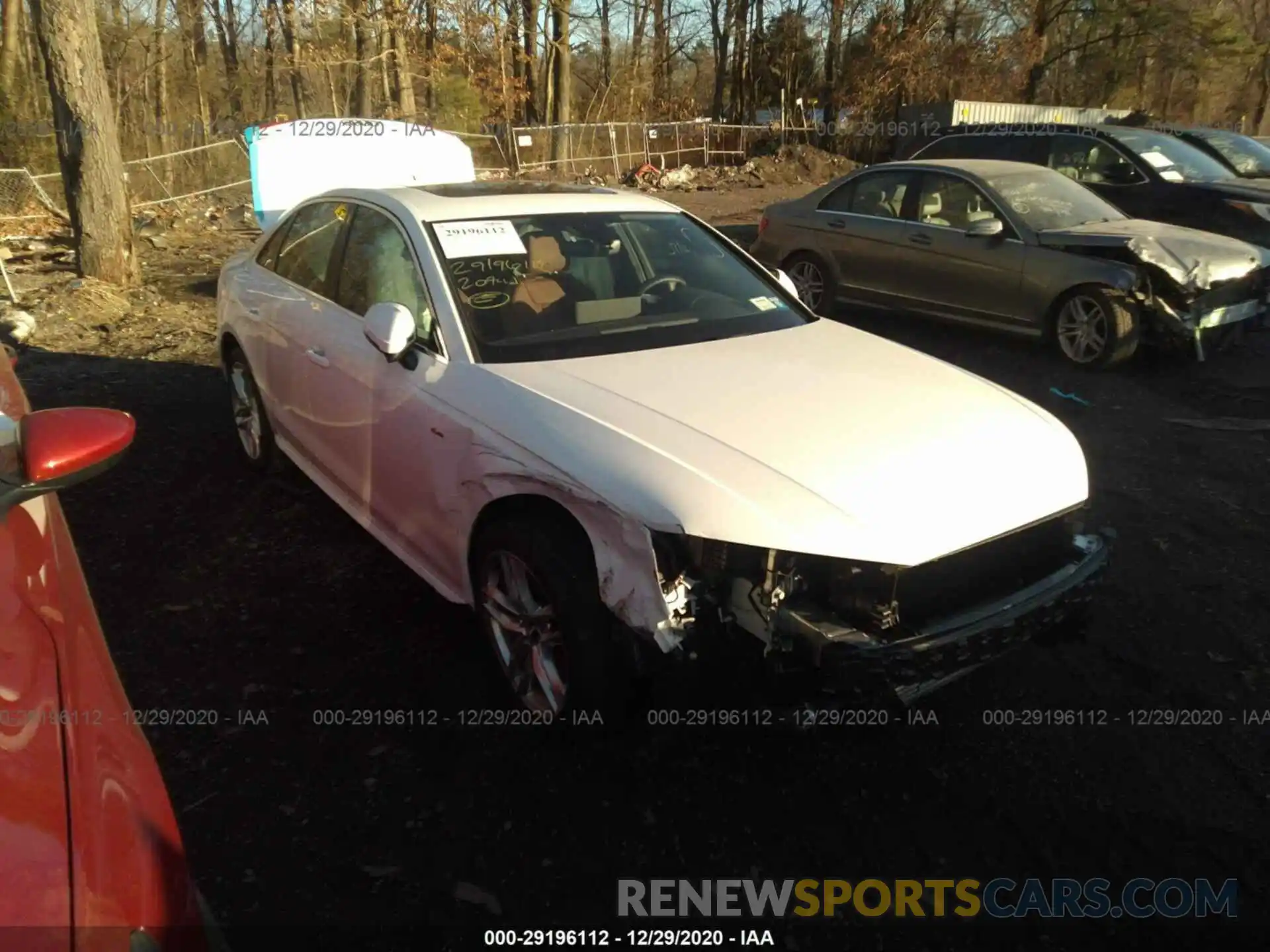 6 Photograph of a damaged car WAUDNAF4XLA046854 AUDI A4 2020