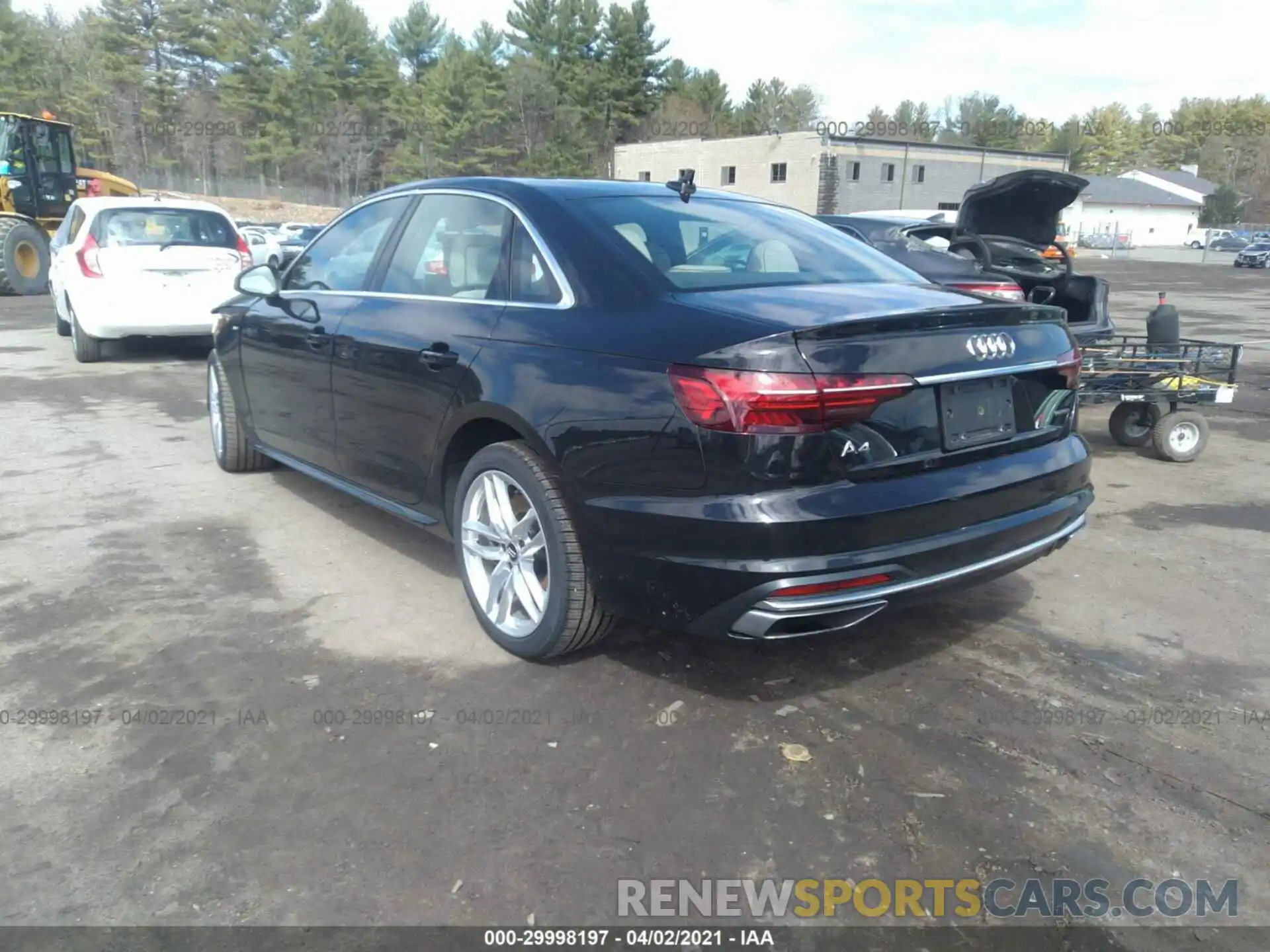 3 Photograph of a damaged car WAUDNAF4XLN008887 AUDI A4 2020