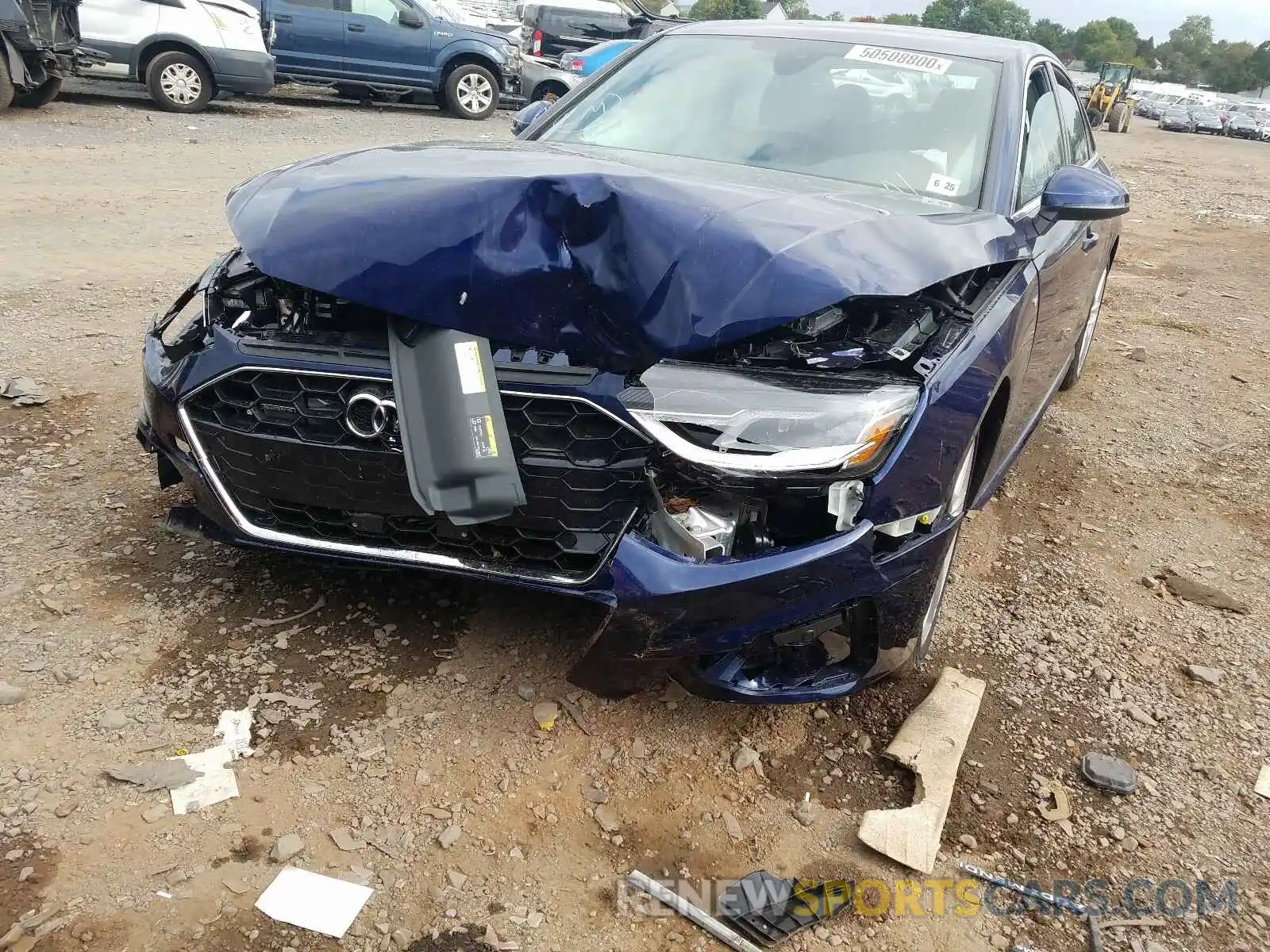 9 Фотография поврежденного автомобиля WAUDNAF4XLN010929 AUDI A4 2020