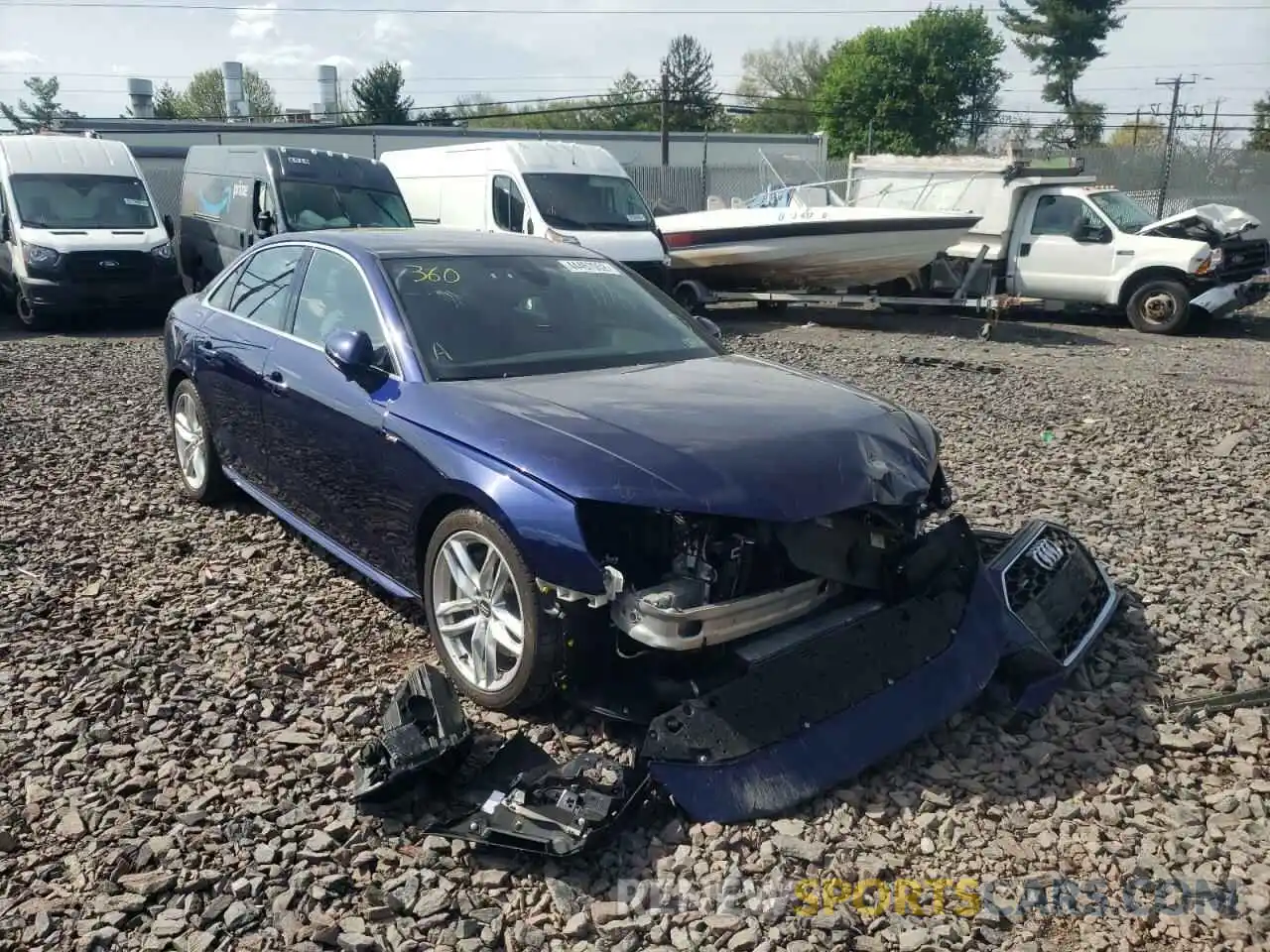 1 Photograph of a damaged car WAUENAF40LA038914 AUDI A4 2020