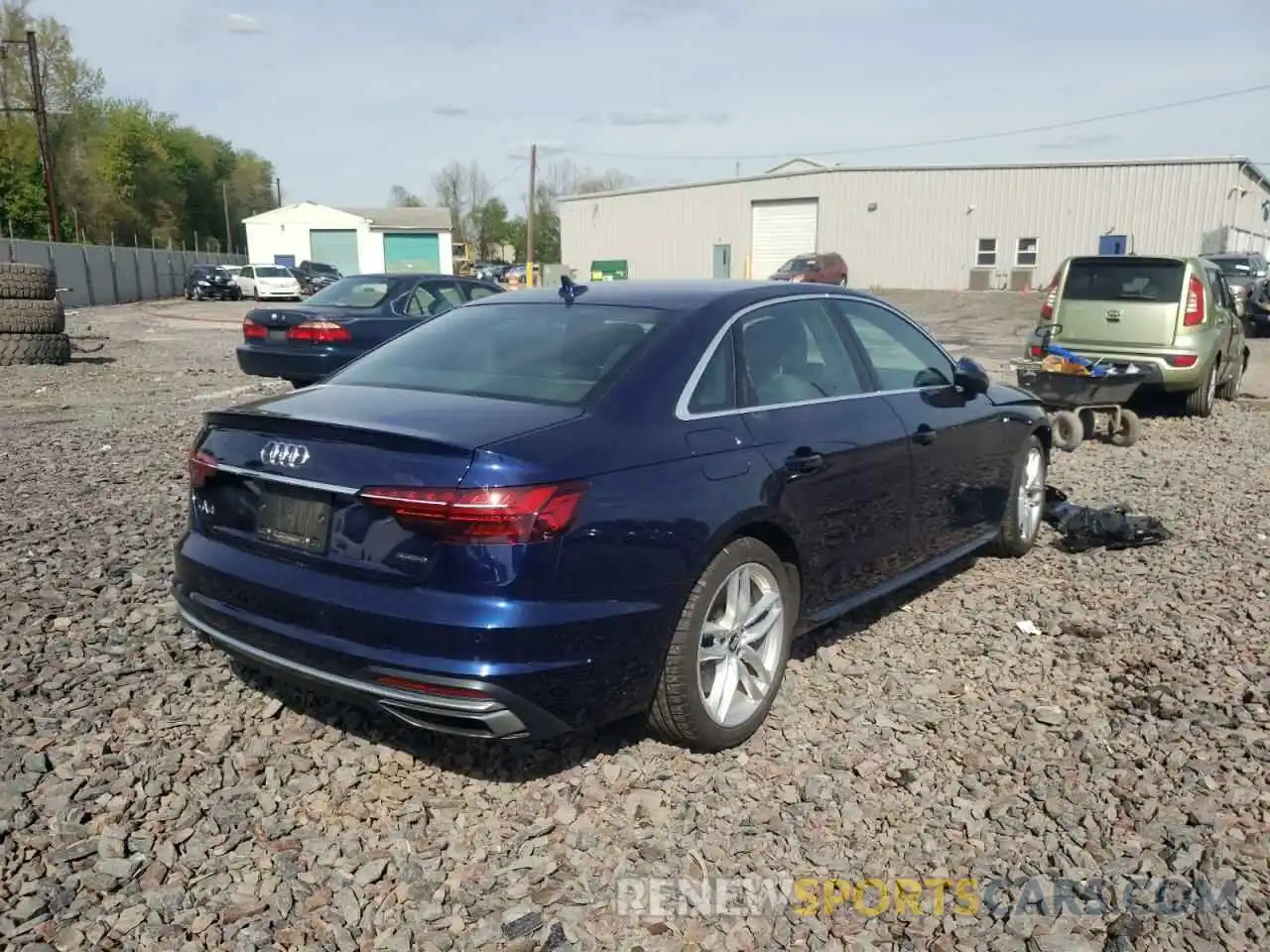 4 Фотография поврежденного автомобиля WAUENAF40LA038914 AUDI A4 2020