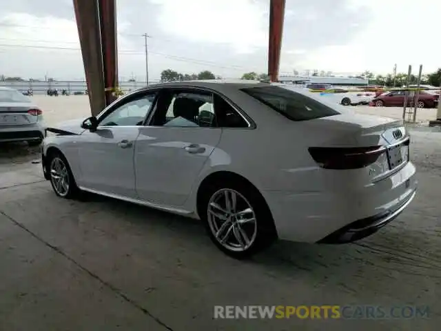 2 Photograph of a damaged car WAUENAF40LA062856 AUDI A4 2020