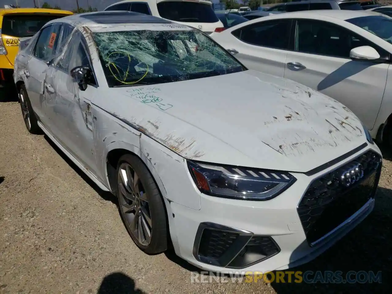 1 Photograph of a damaged car WAUENAF40LA067264 AUDI A4 2020