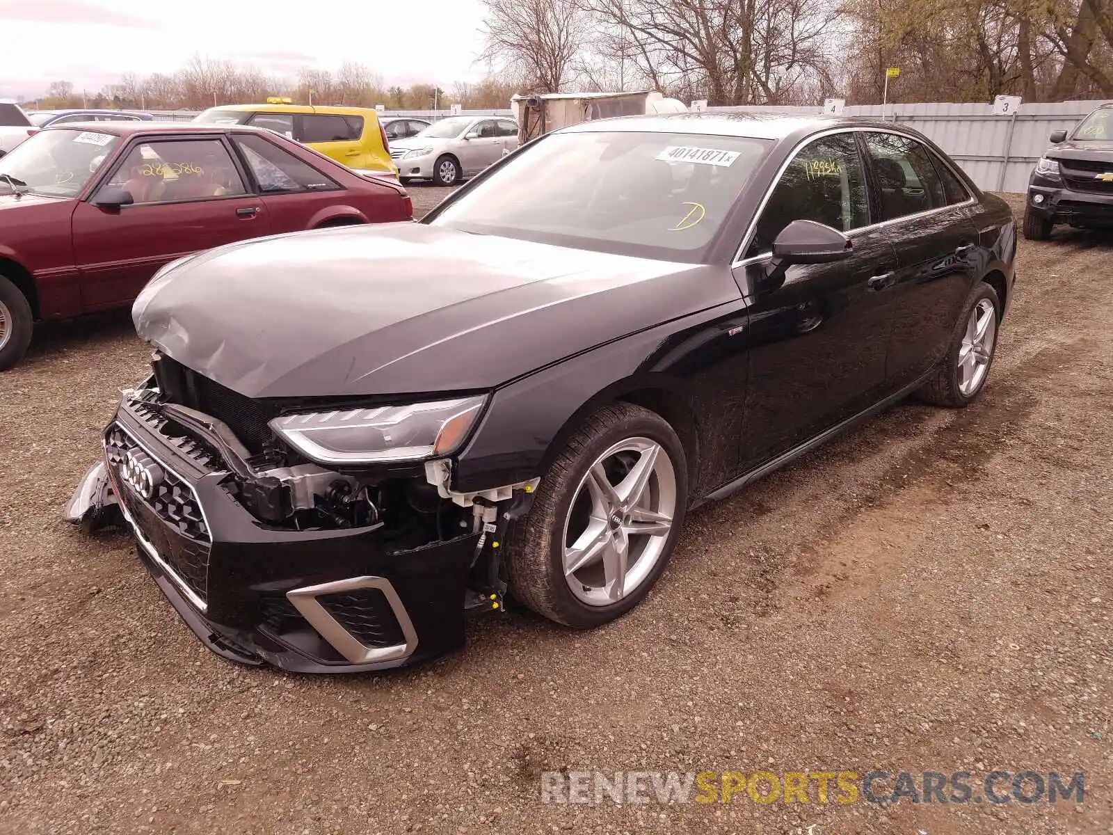 2 Photograph of a damaged car WAUENAF40LN005887 AUDI A4 2020