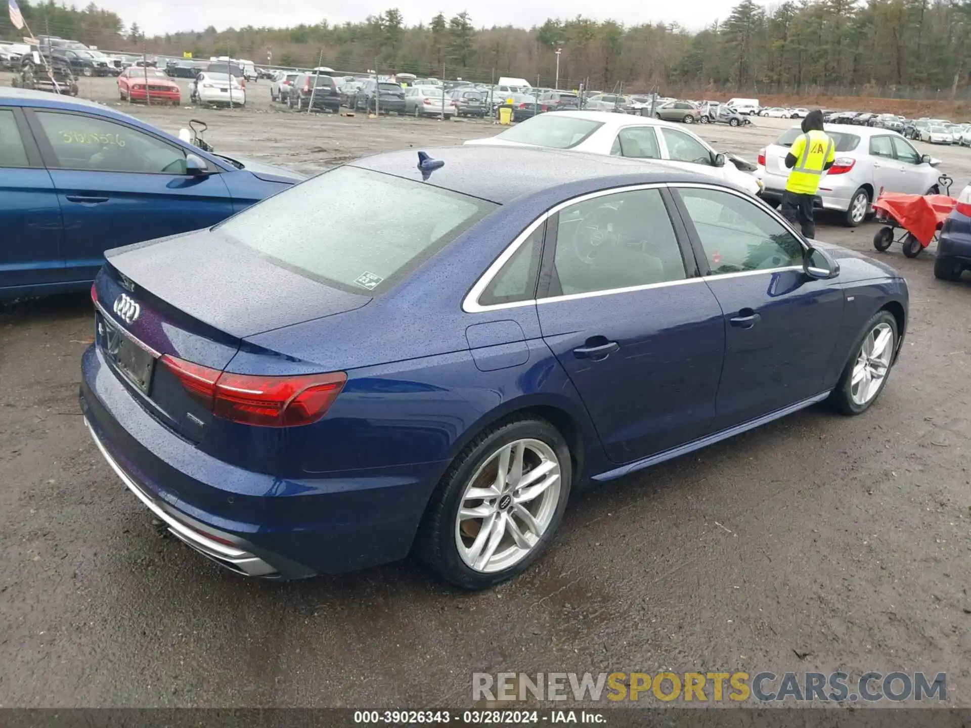 4 Photograph of a damaged car WAUENAF40LN011348 AUDI A4 2020