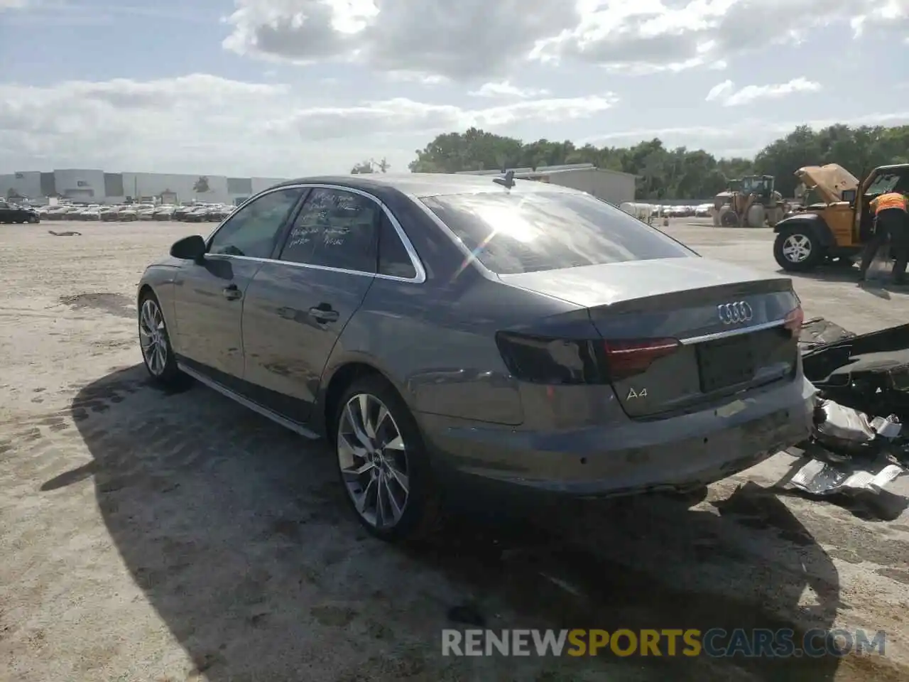 3 Фотография поврежденного автомобиля WAUENAF41LA039313 AUDI A4 2020