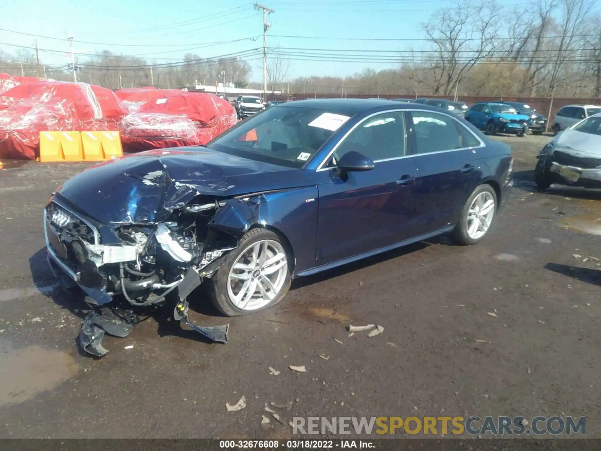 2 Photograph of a damaged car WAUENAF41LA040526 AUDI A4 2020